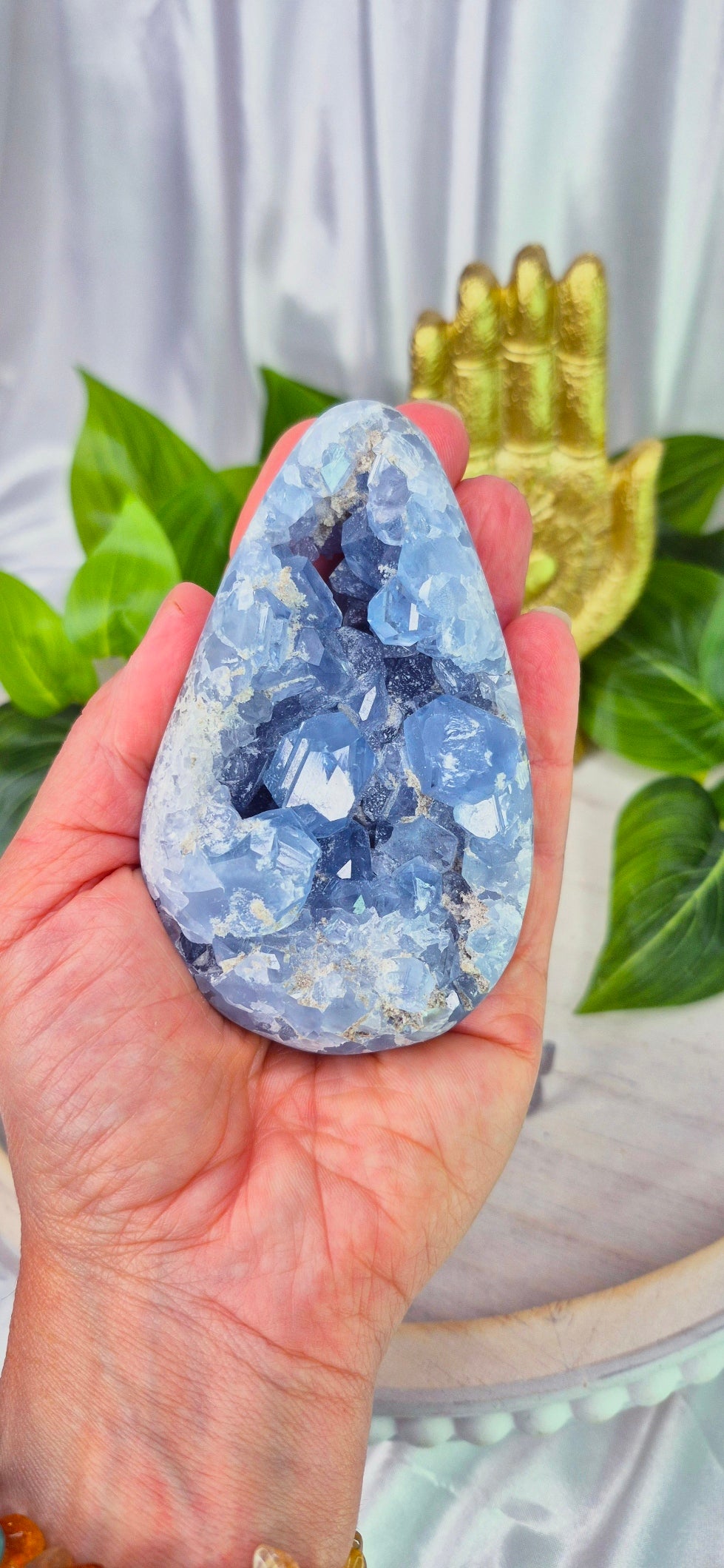 Celestite Egg Cluster