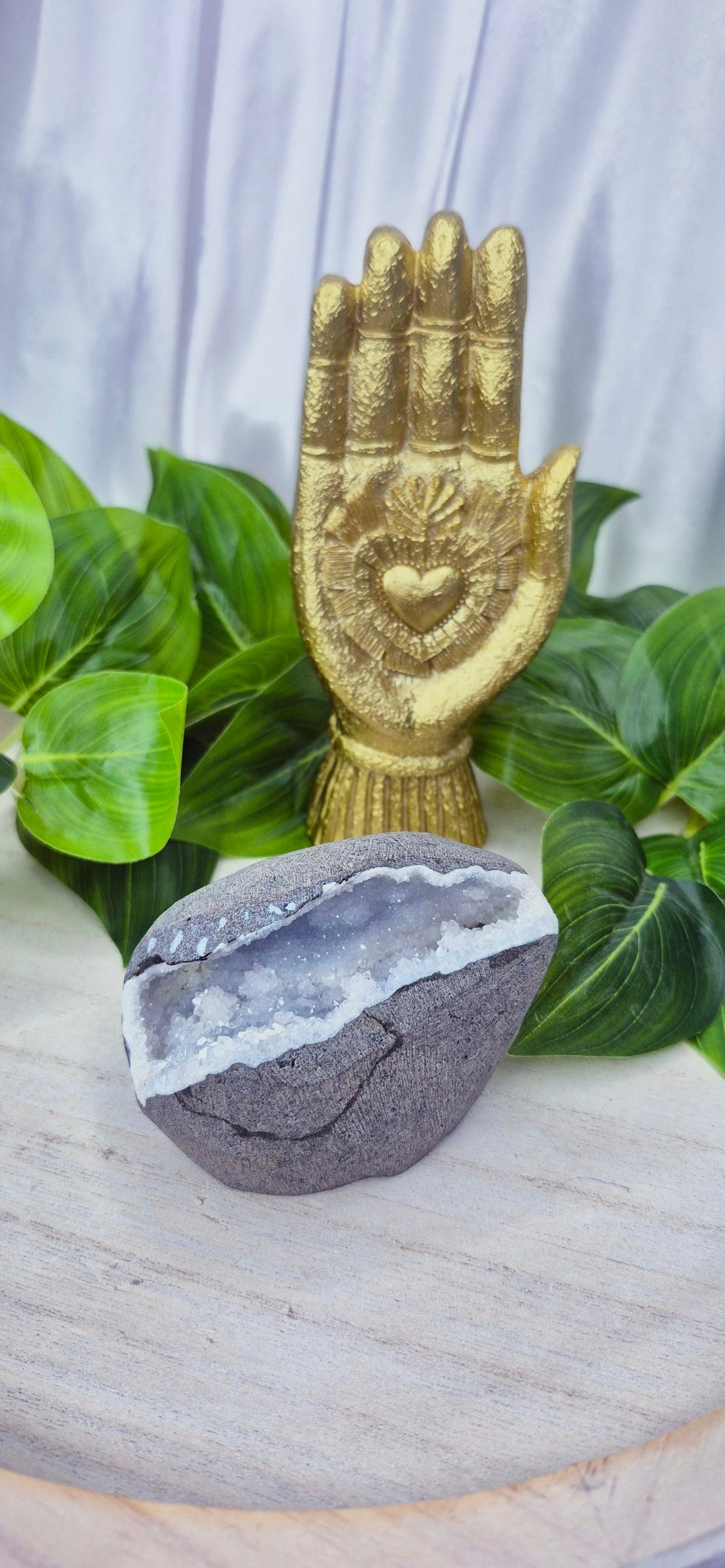 Blue Chalcedony Mini Geode