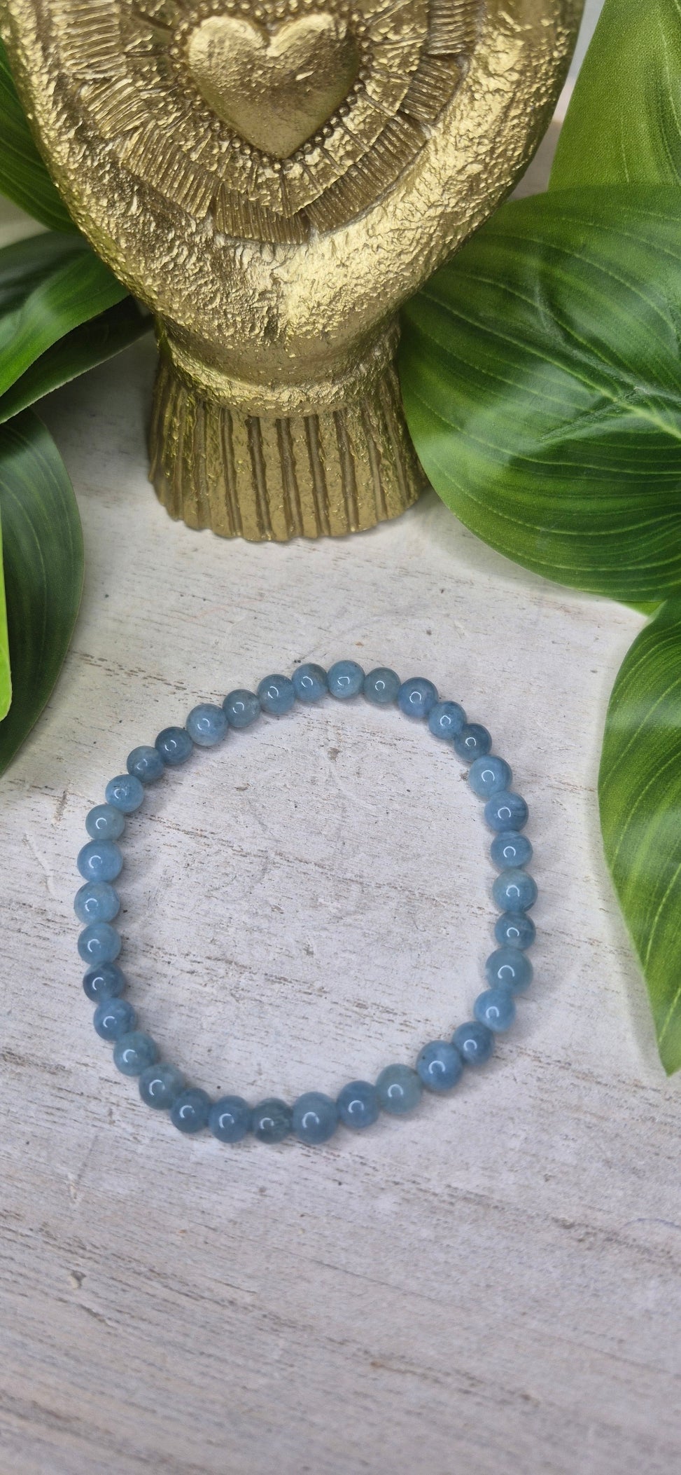 Premium Edition High-Grade Aquamarine Beaded Bracelet
