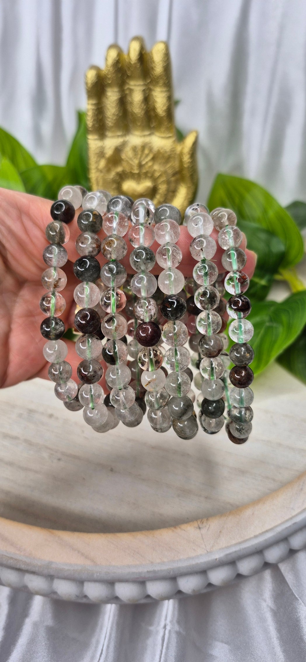 Garden Quartz Beaded Bracelet