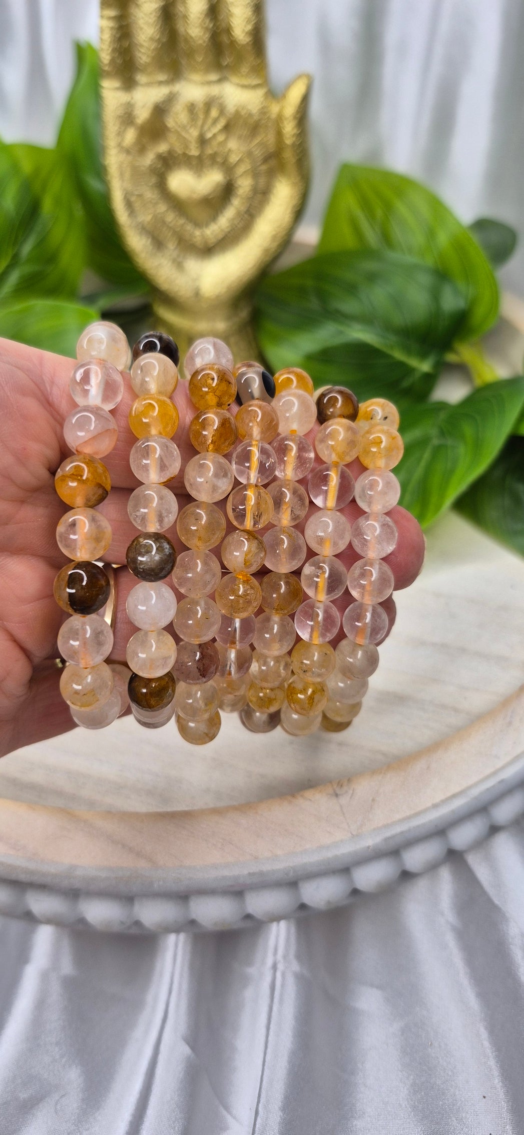 Golden Healer Beaded Bracelet