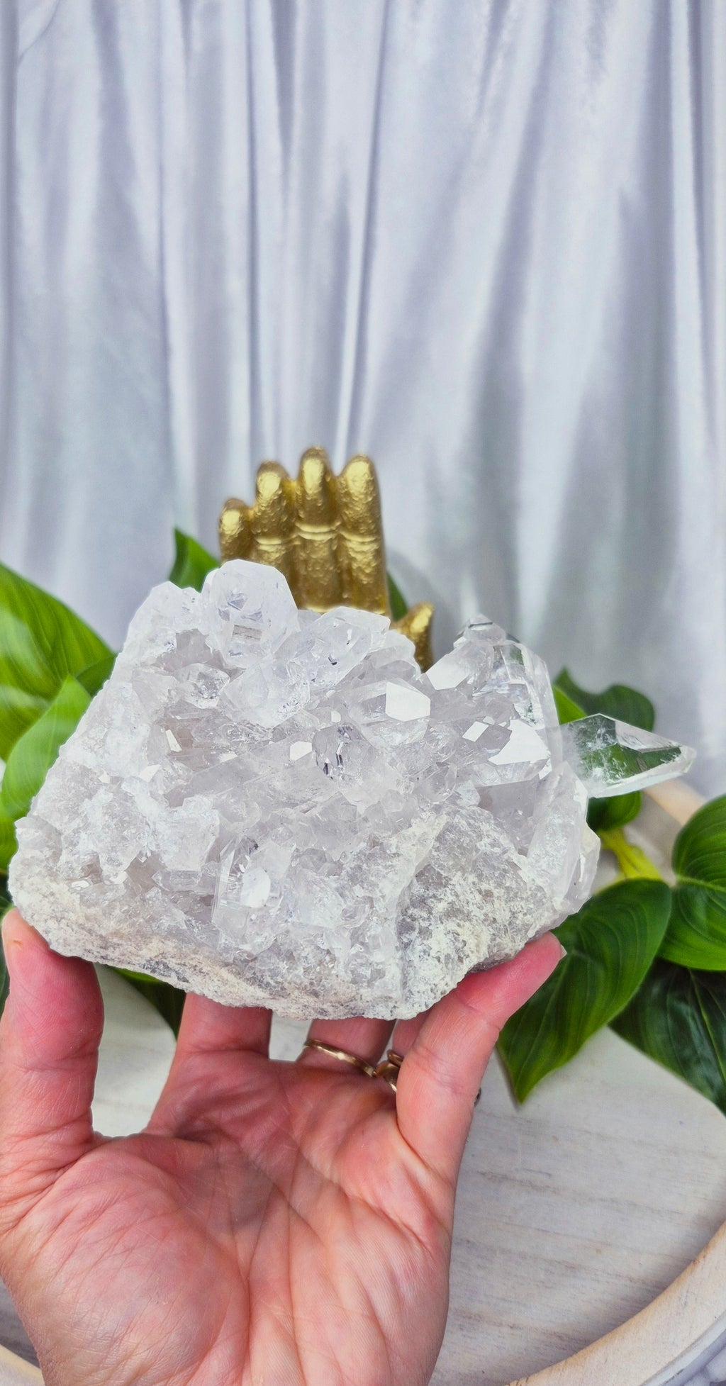 A-Grade Clear Quartz Terminated Cluster