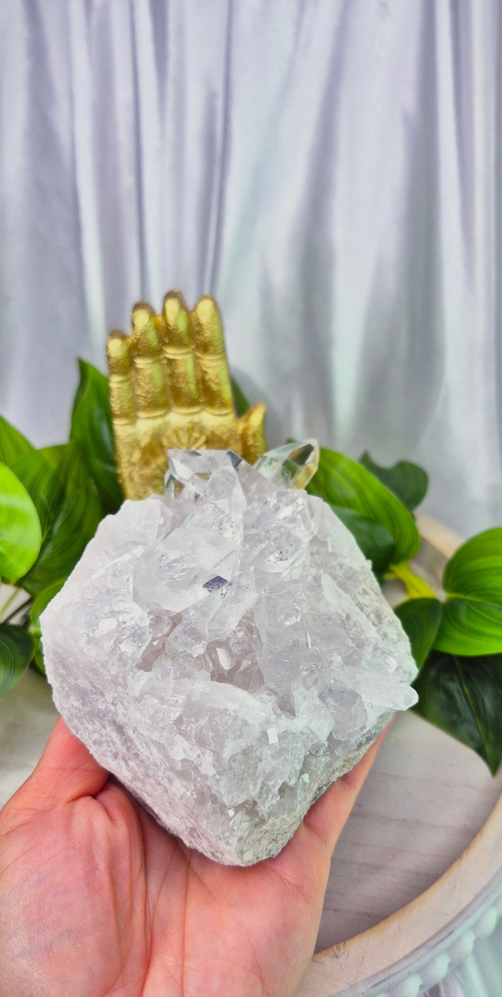 A-Grade Clear Quartz Terminated Cluster