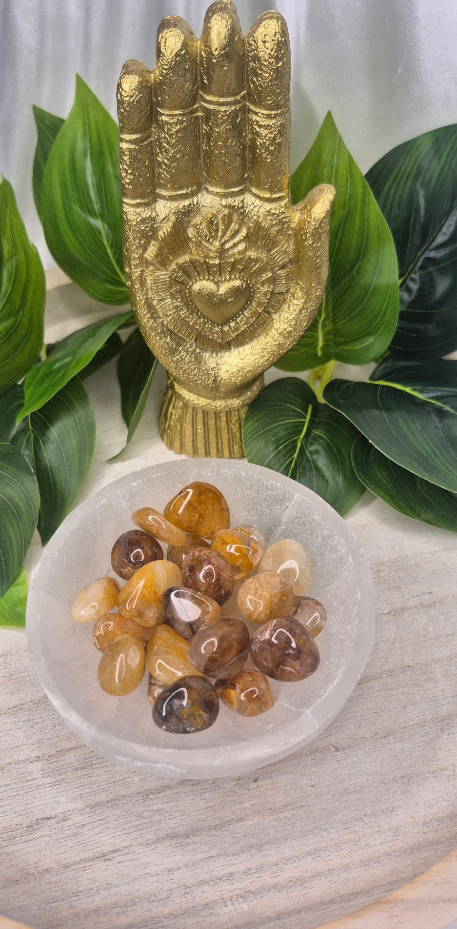 Golden Healer Pocket Stone Tumble