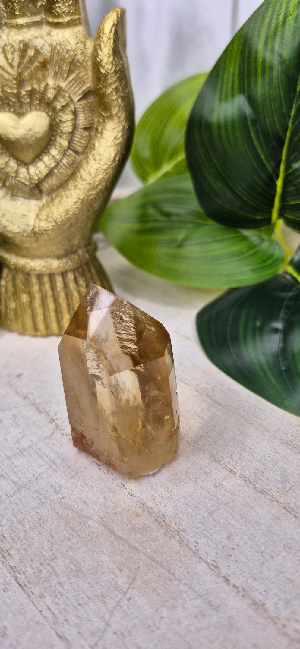 Genuine Citrine Quartz Tower (Natural, Untreated)