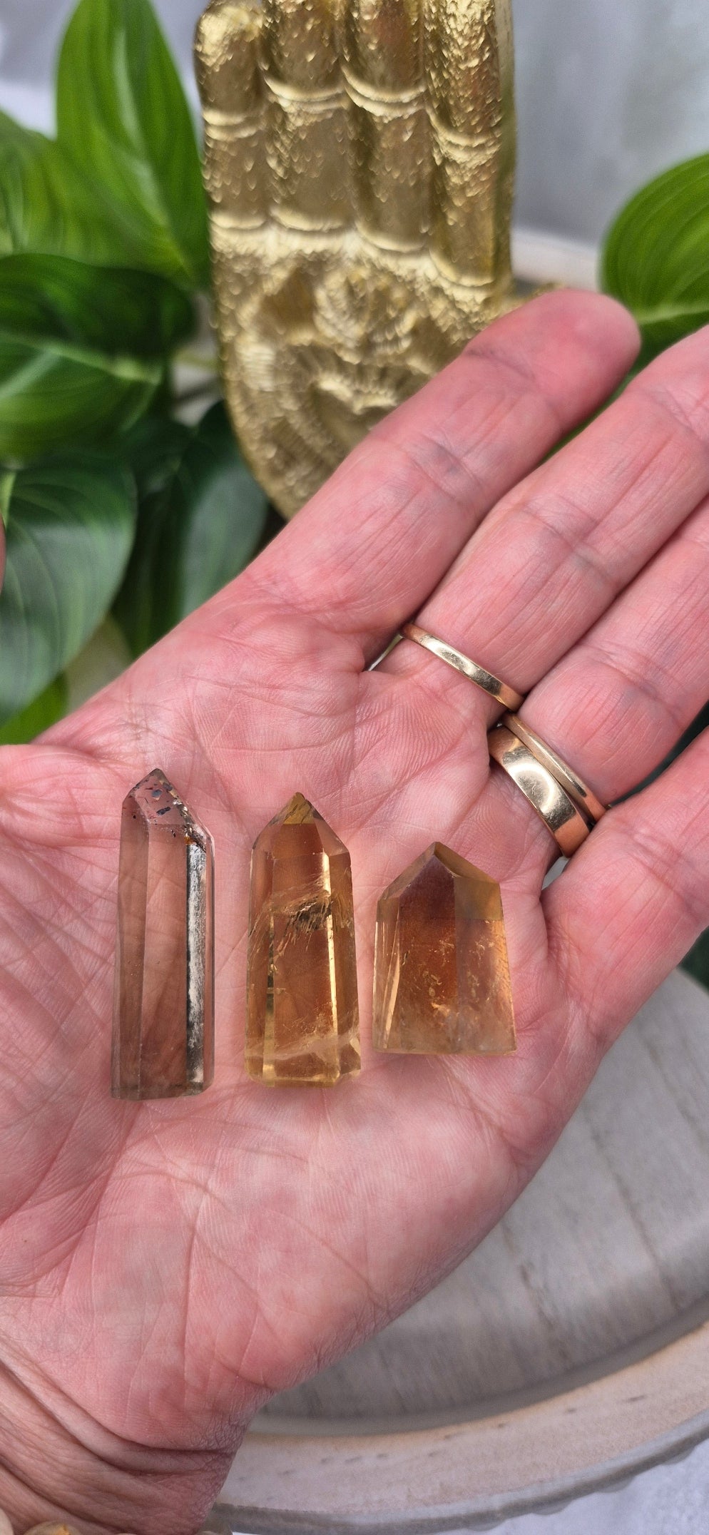 A Grade Genuine Citrine Points (Natural, Untreated)