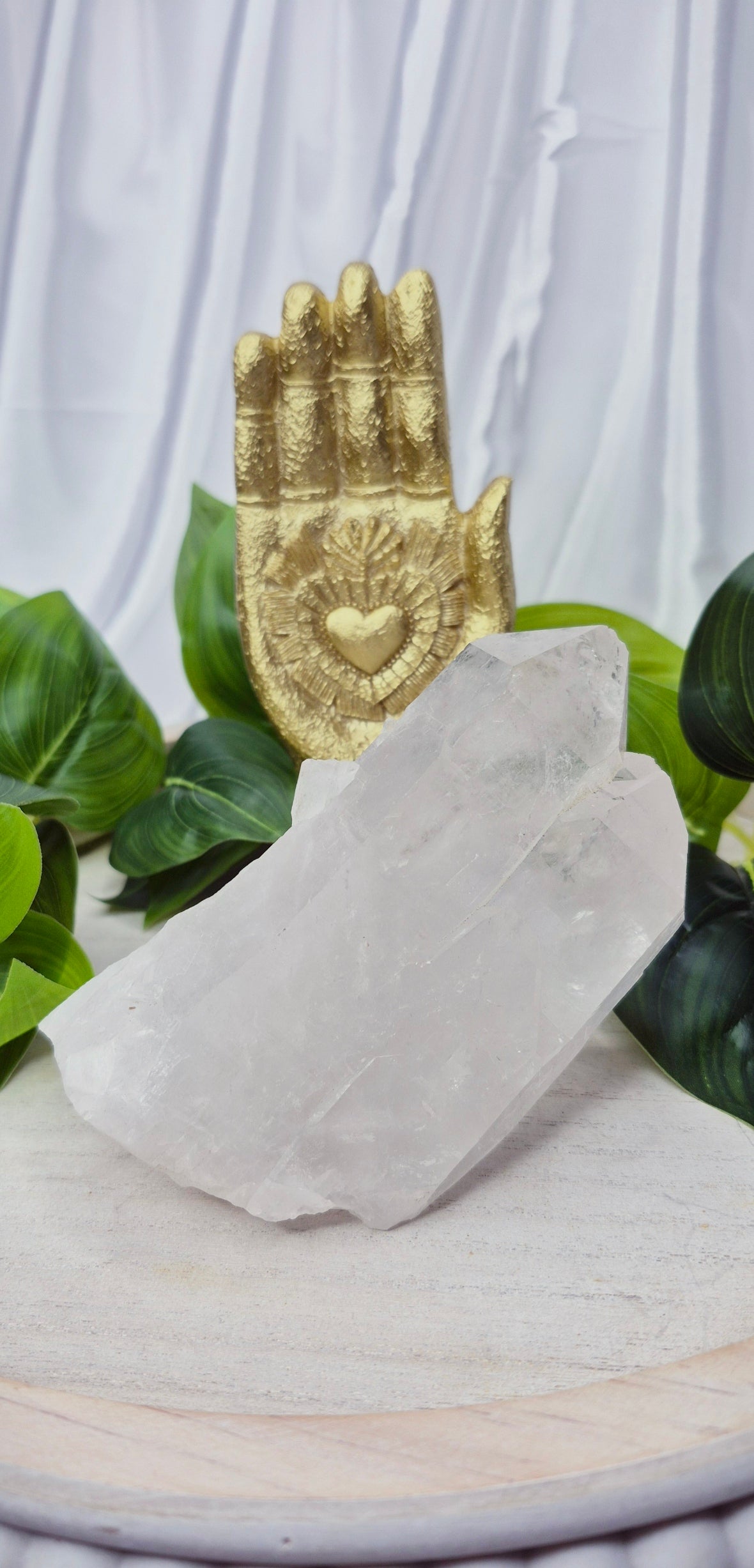 A-Grade Clear Quartz Twin Flame (01)