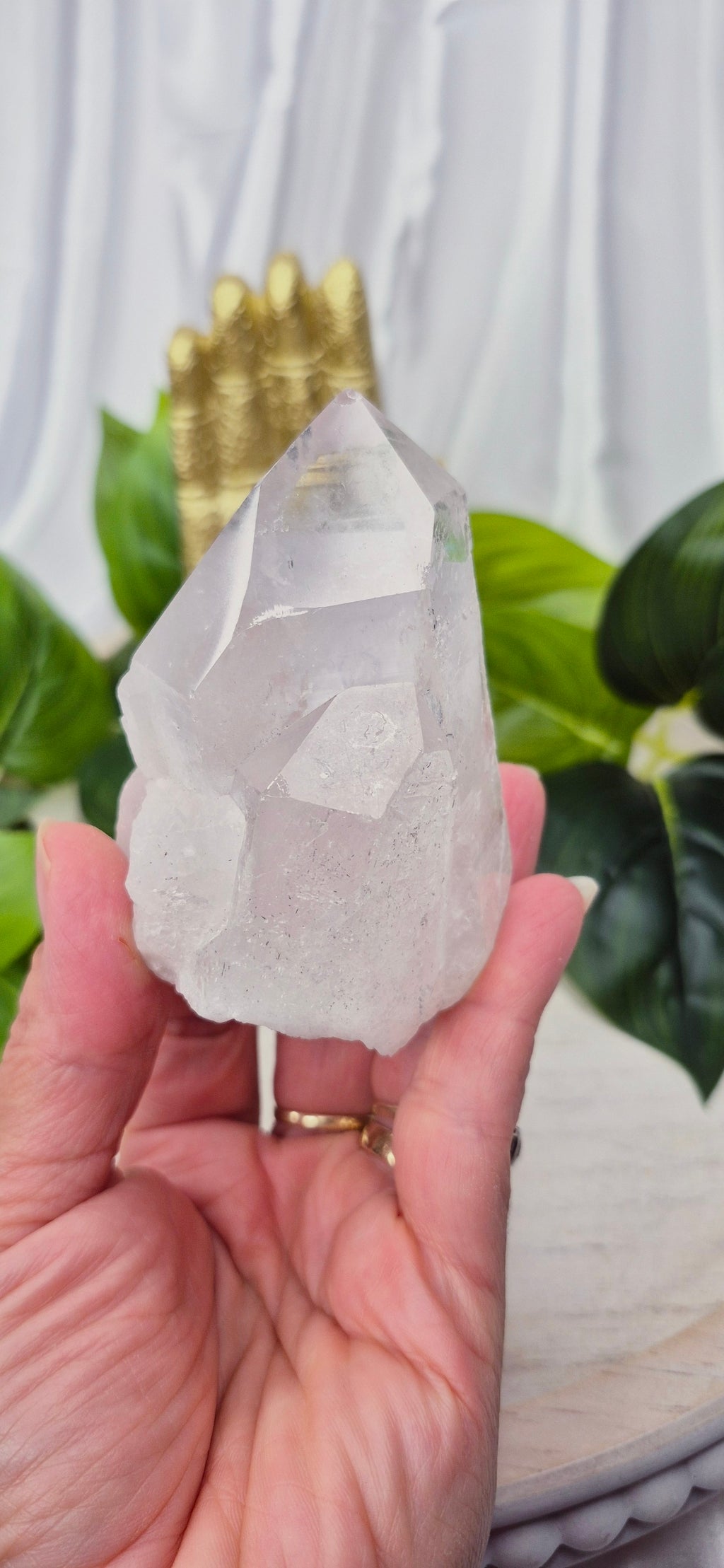 A-Grade Clear Quartz Twin Flame Generator (02)