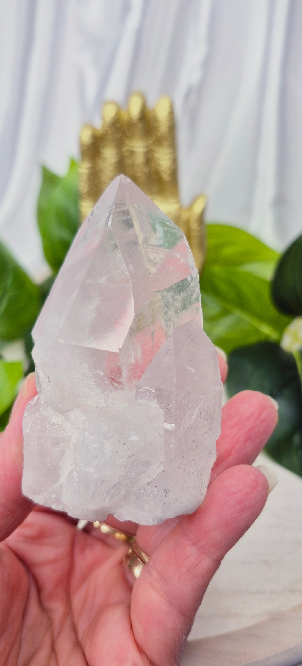 A-Grade Clear Quartz Twin Flame Generator (02)