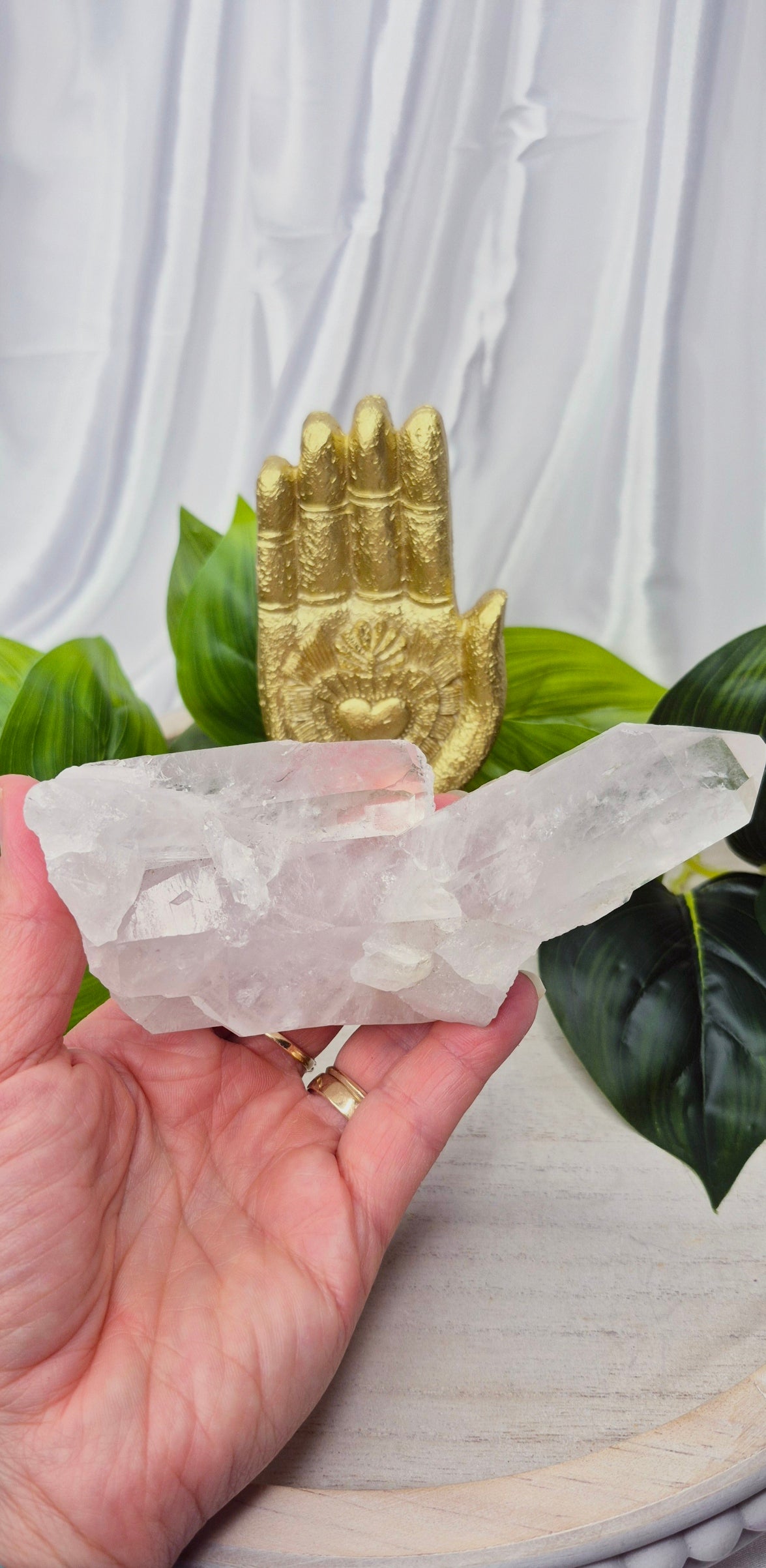 A-Grade Clear Quartz Soulmate Formation Specimen