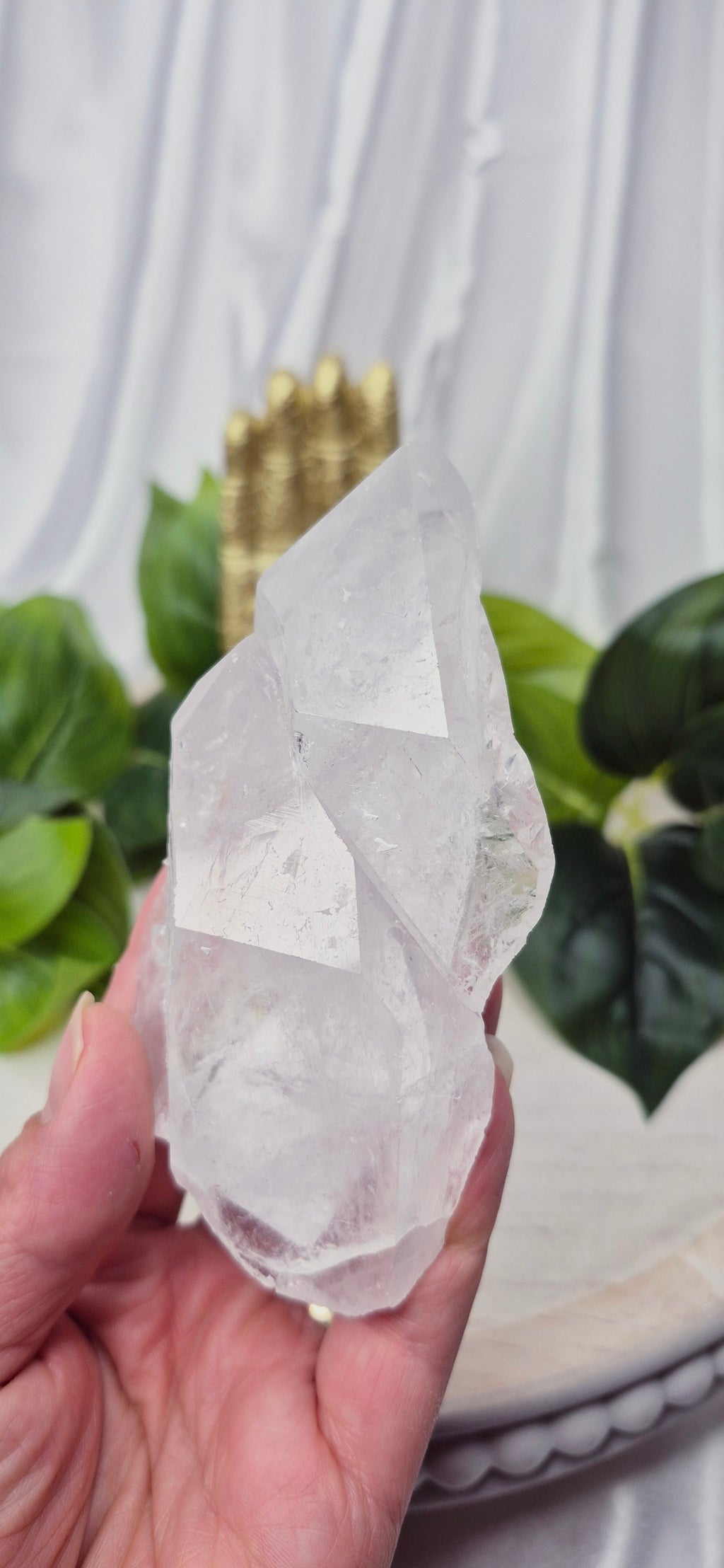 A-Grade Clear Quartz Termination Formation Cluster