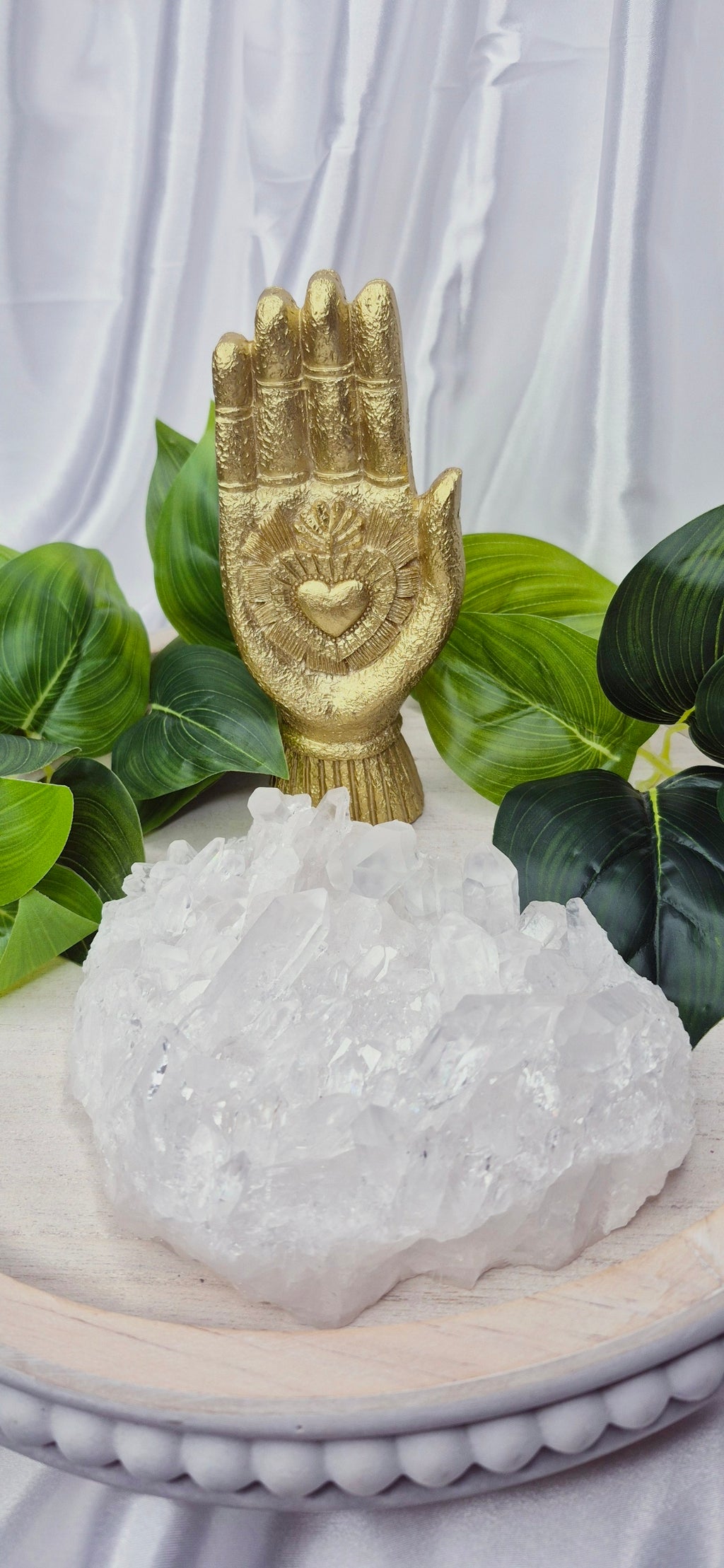 A Grade Clear Quartz Cluster  #A