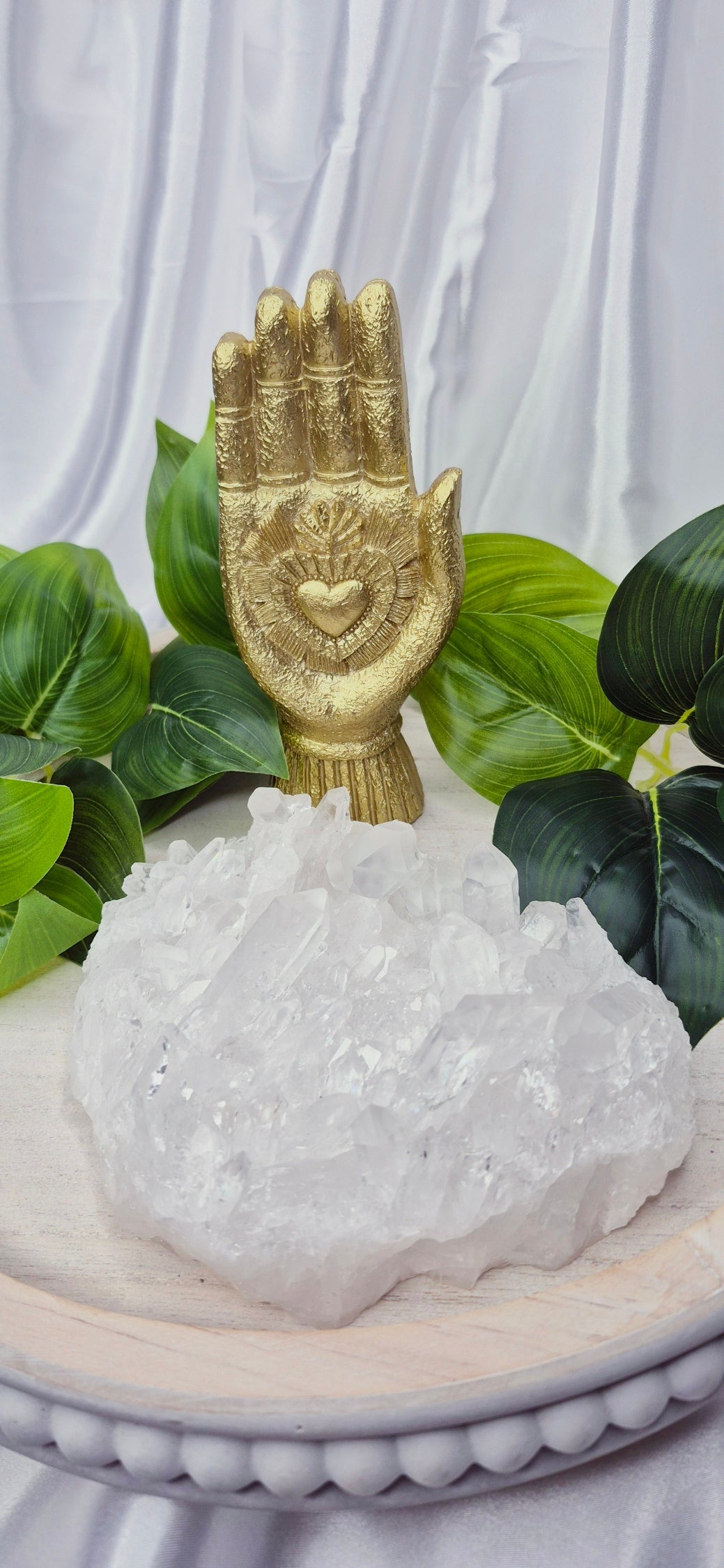 A Grade Clear Quartz Cluster  #A