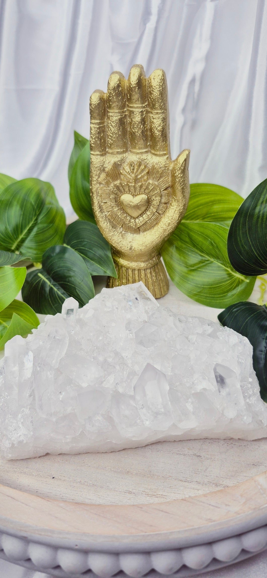 A Grade Clear Quartz Cluster  #A