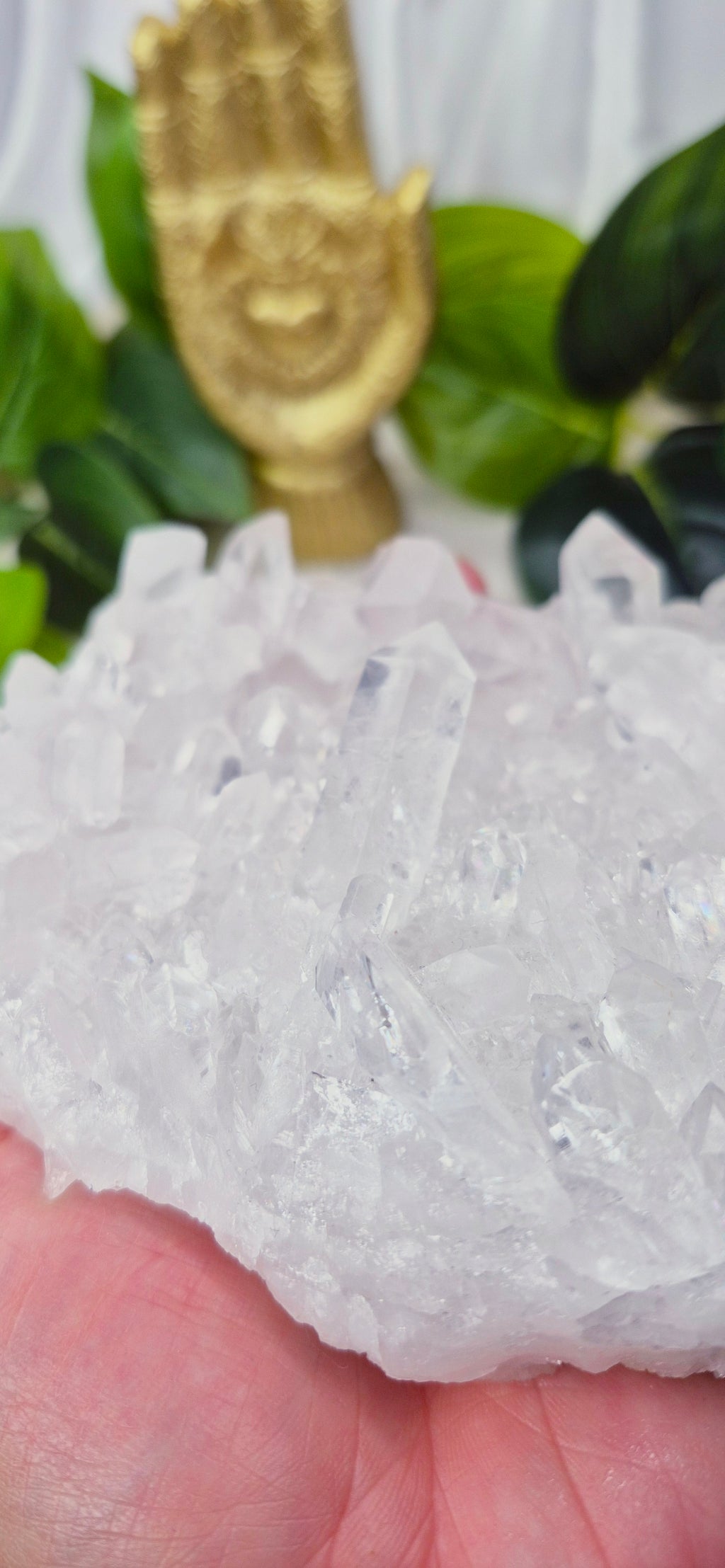 A Grade Clear Quartz Cluster  #A