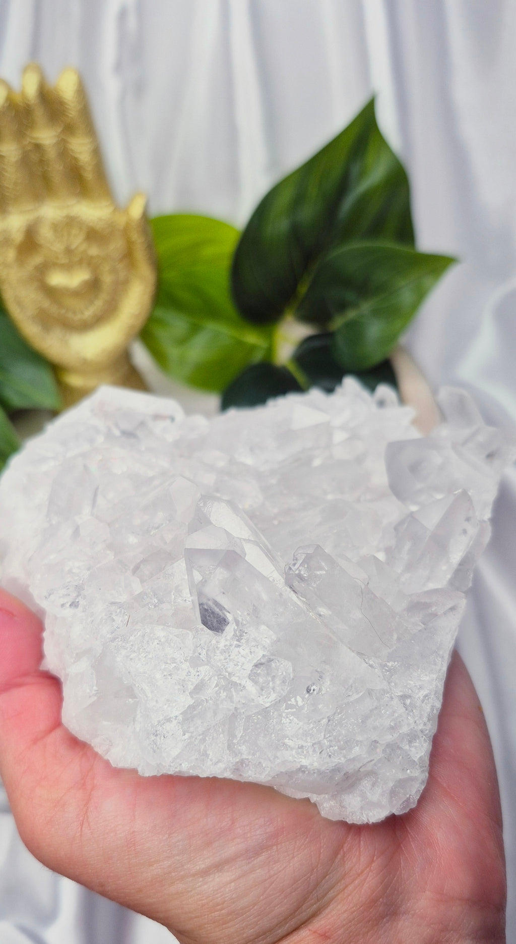 A Grade Clear Quartz Cluster  #A