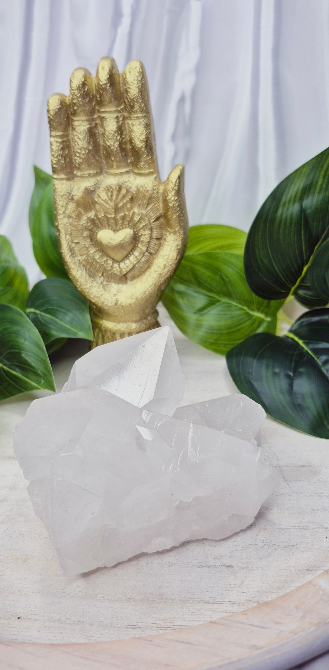 A-Grade Clear Quartz Terminated Cluster