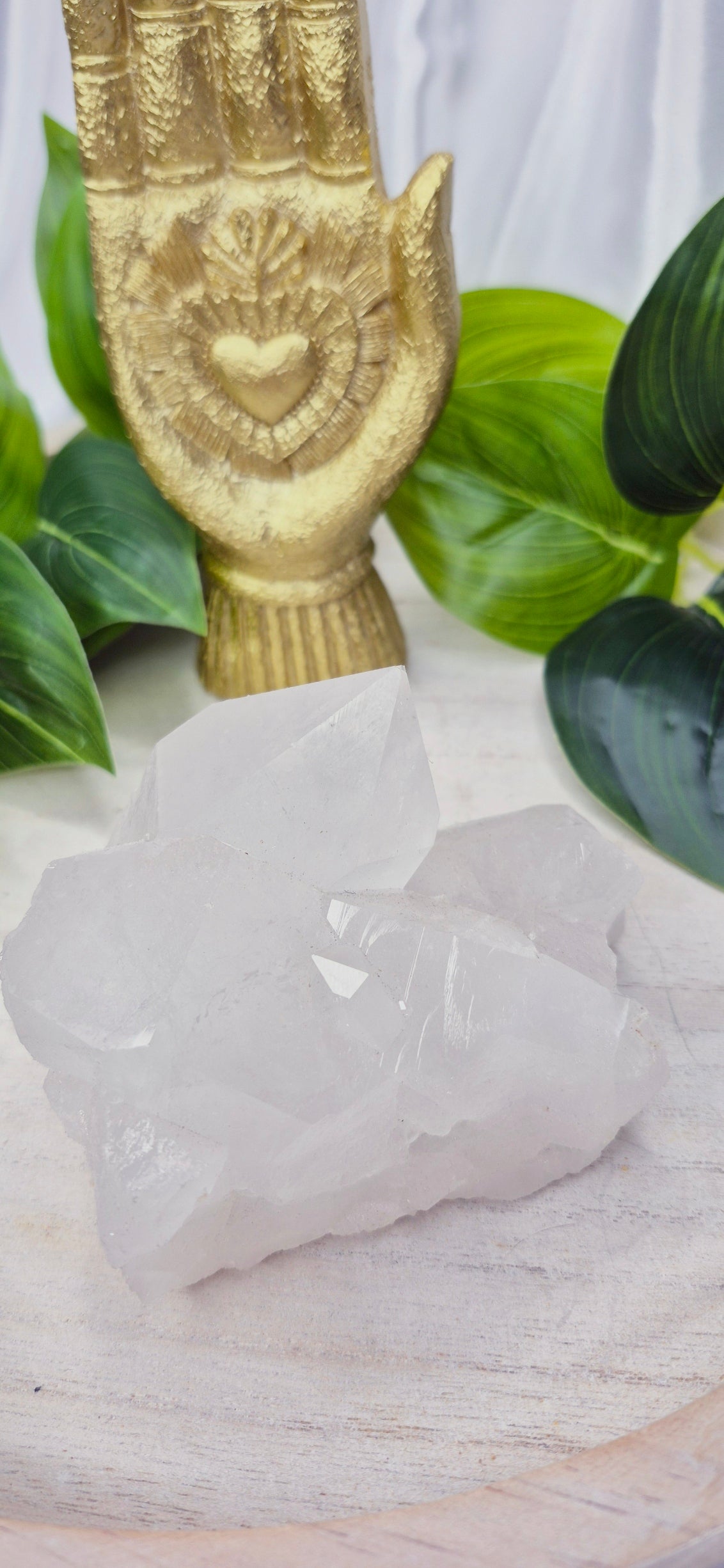 A-Grade Clear Quartz Terminated Cluster