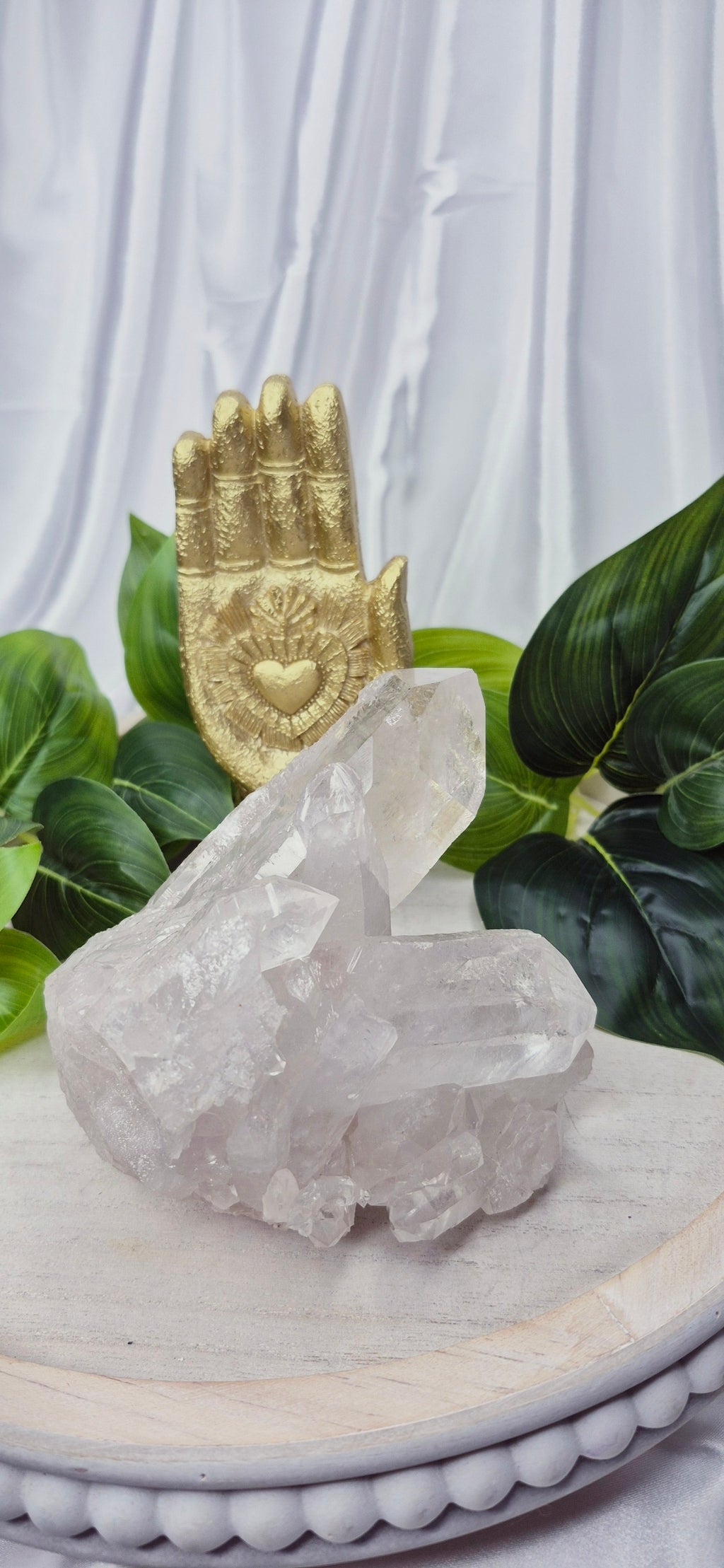 A-Grade Clear Quartz Terminated Cluster