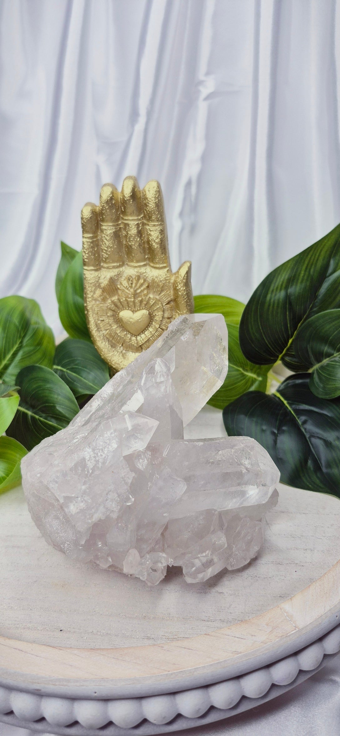 A-Grade Clear Quartz Terminated Cluster