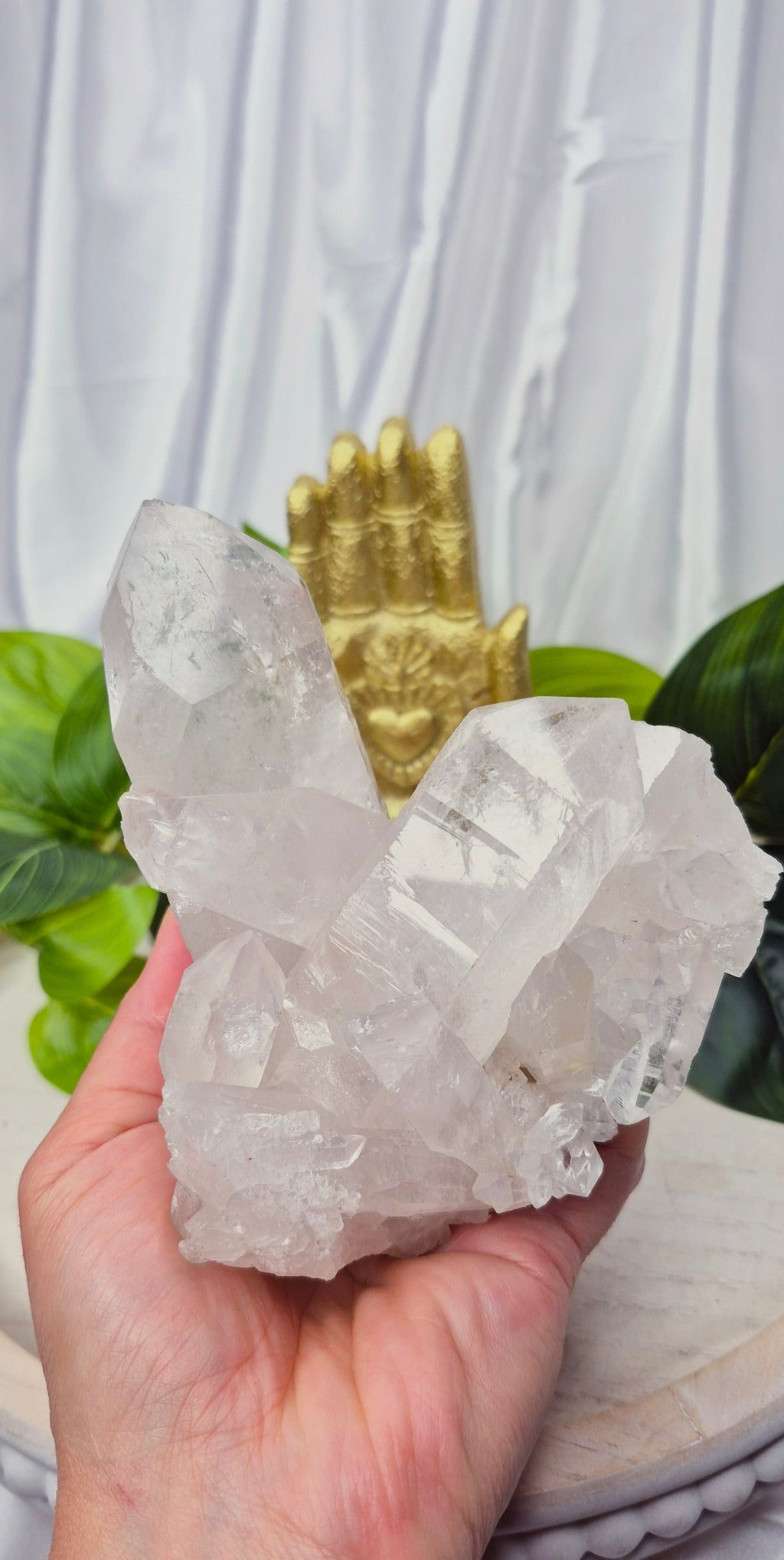 A-Grade Clear Quartz Terminated Cluster