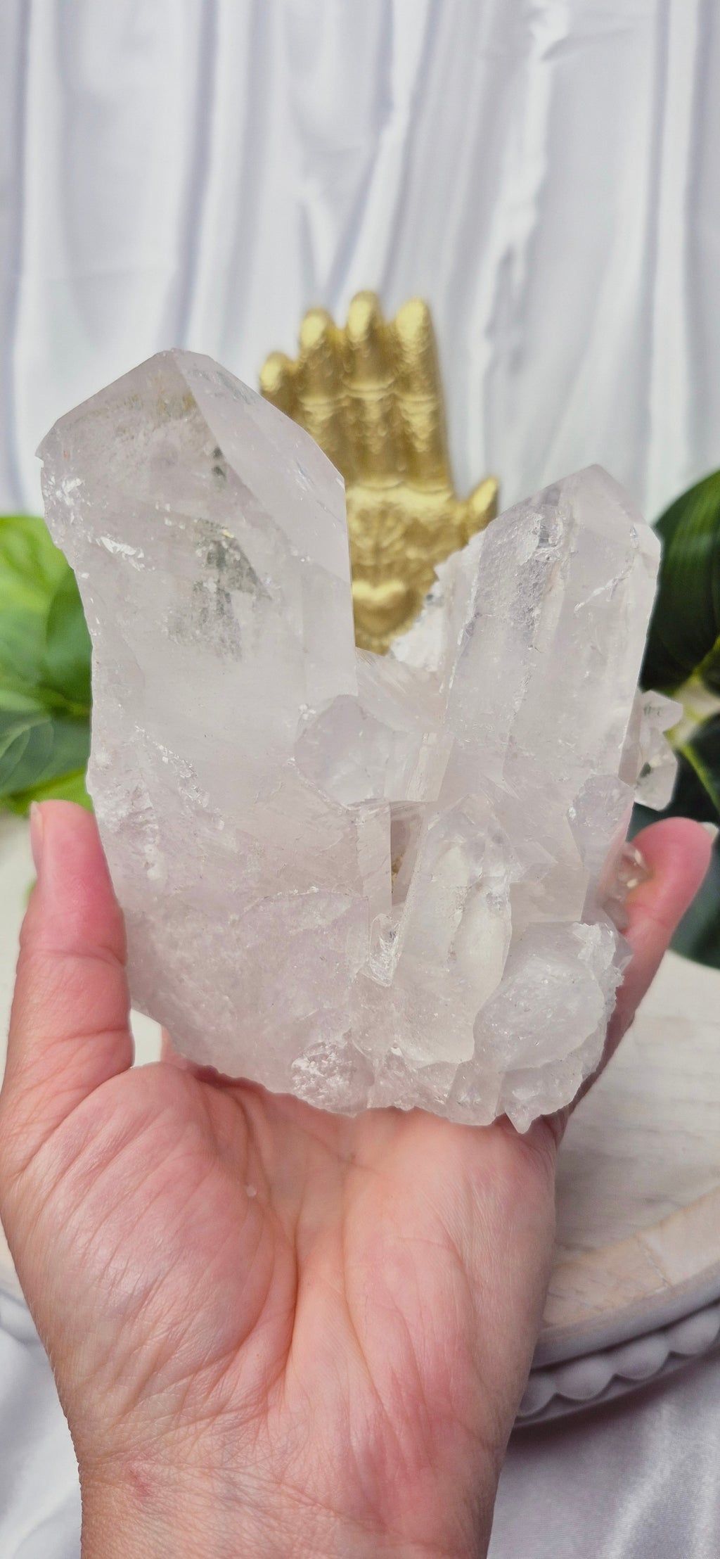 A-Grade Clear Quartz Terminated Cluster