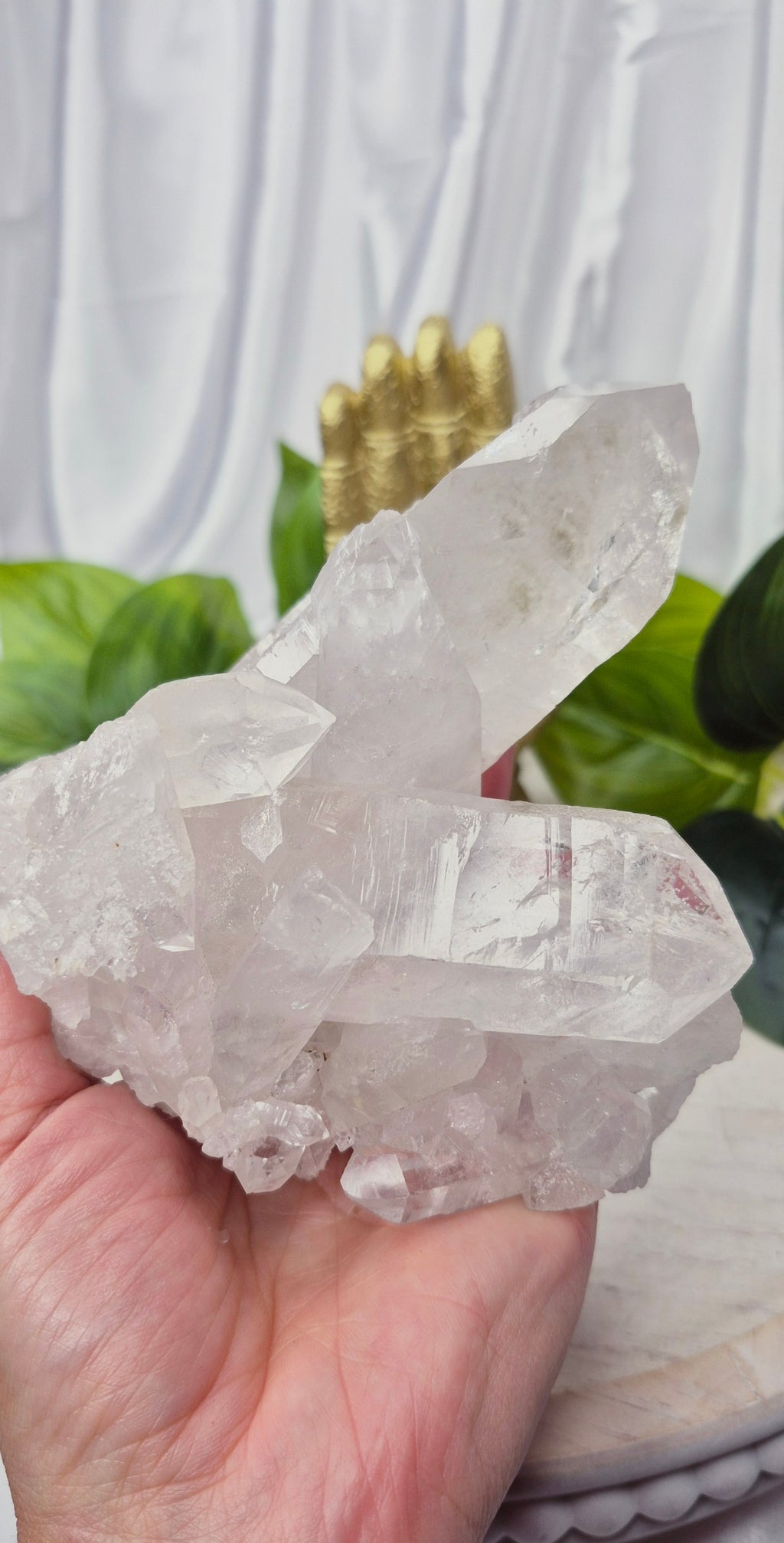 A-Grade Clear Quartz Terminated Cluster