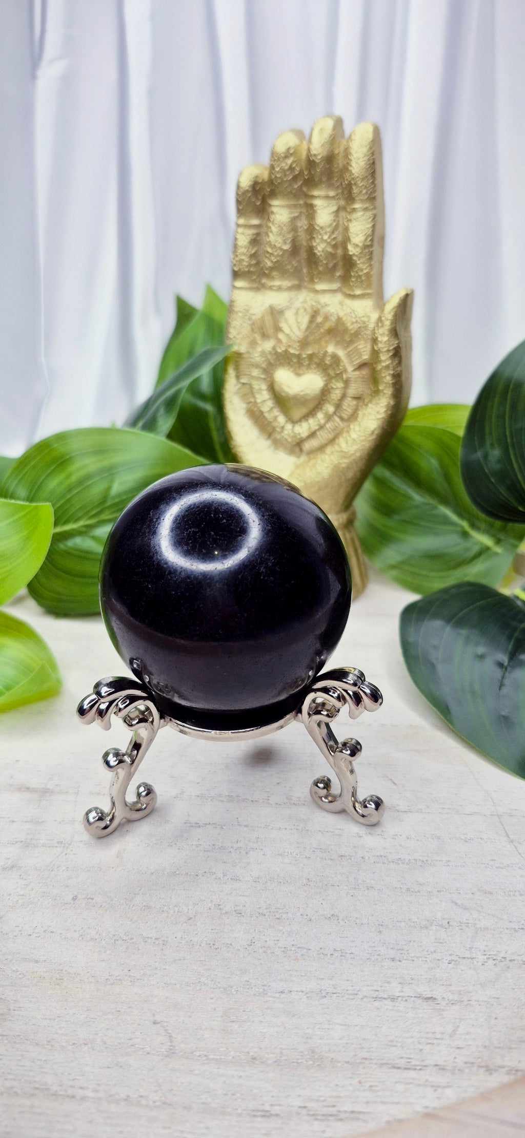 Black Obsidian Sphere