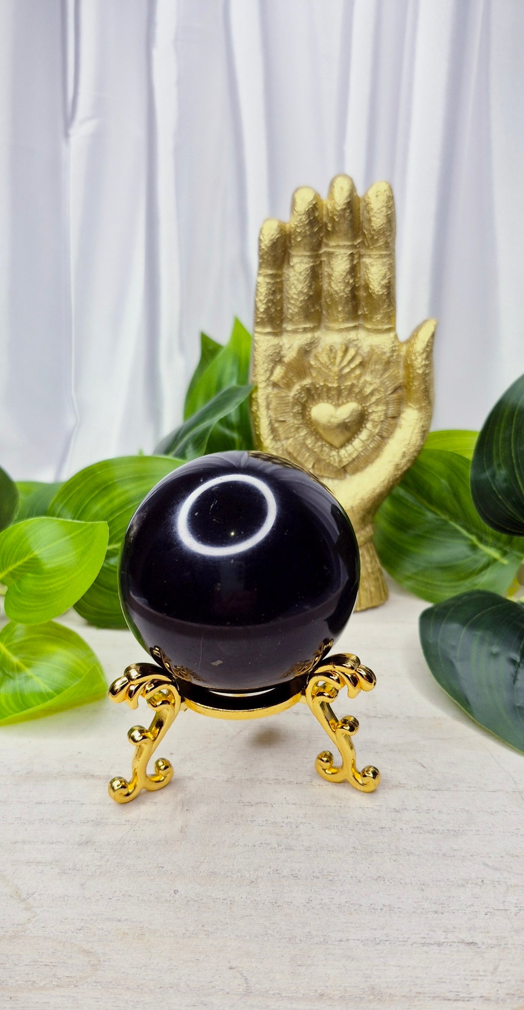 Black Obsidian Sphere