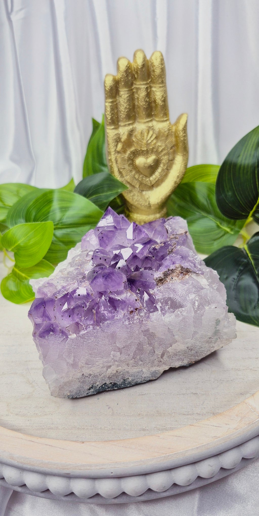 Natural Lavender Amethyst Cluster Specimen
