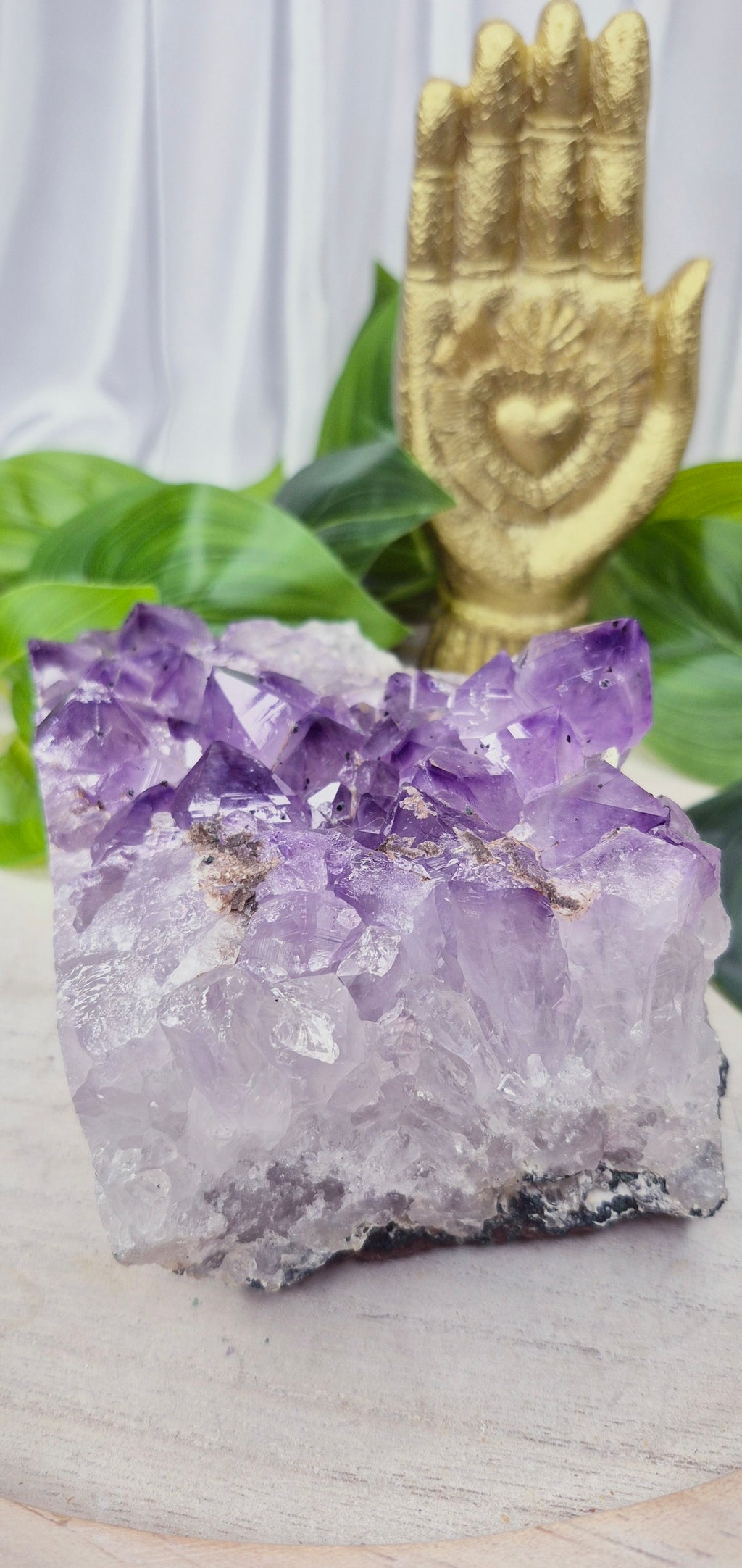 Natural Lavender Amethyst Cluster Specimen