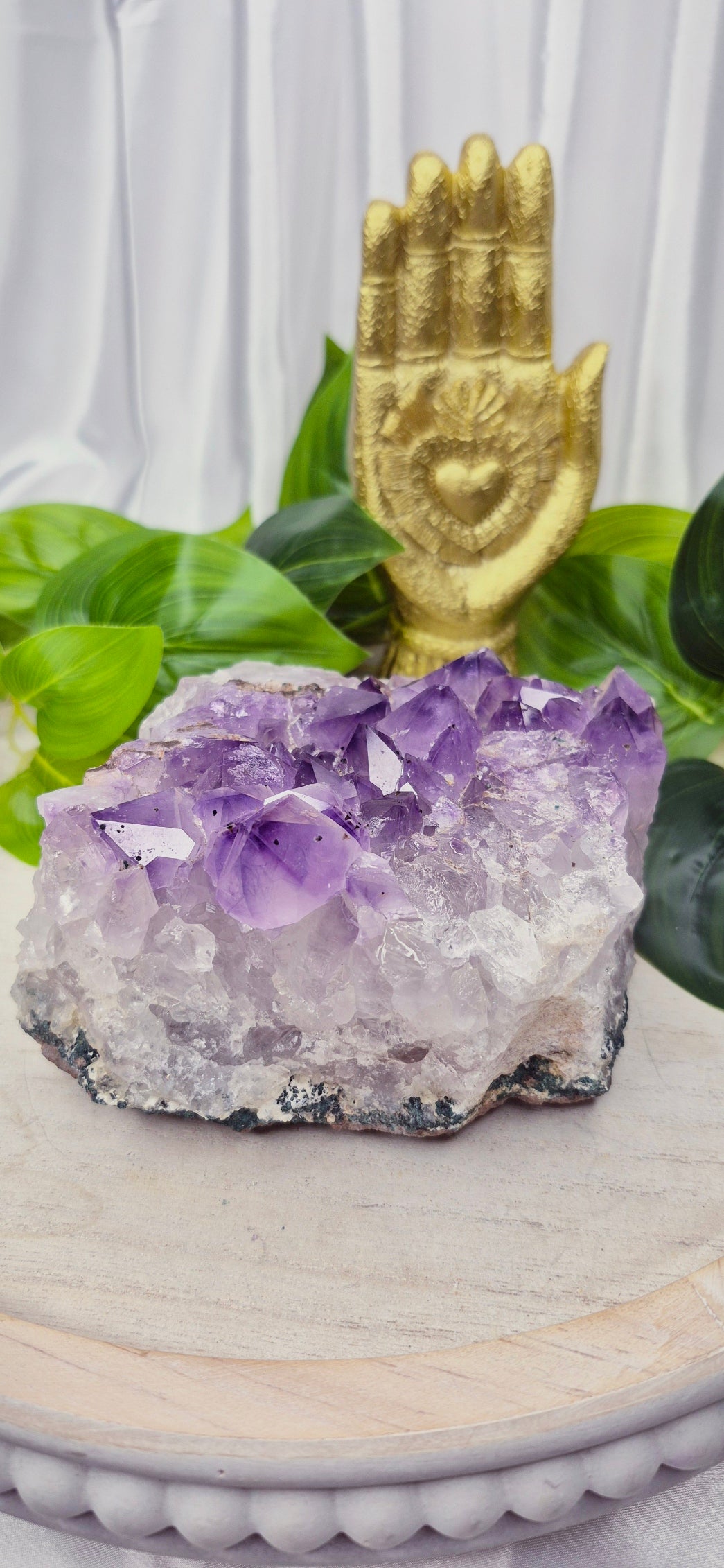 Natural Lavender Amethyst Cluster Specimen