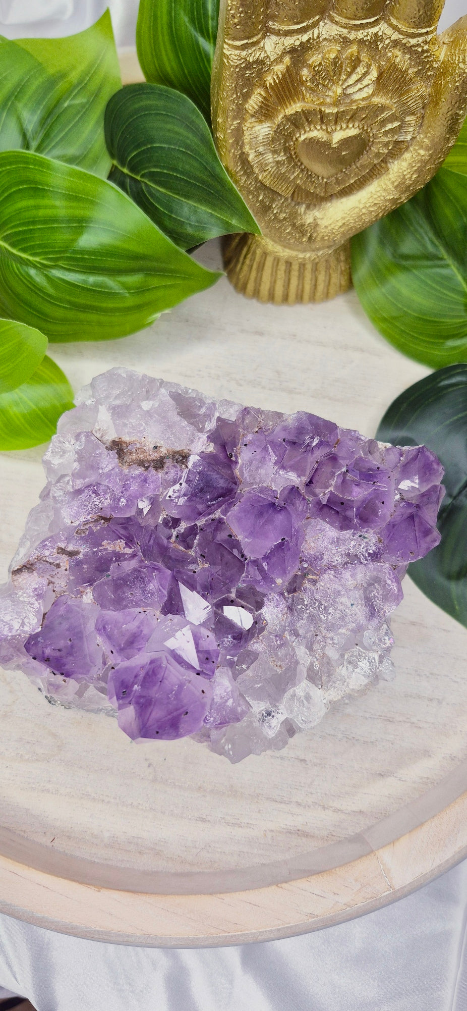Natural Lavender Amethyst Cluster Specimen