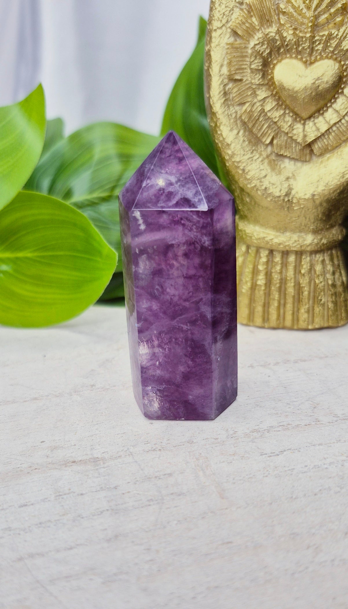 Purple Fluorite Point