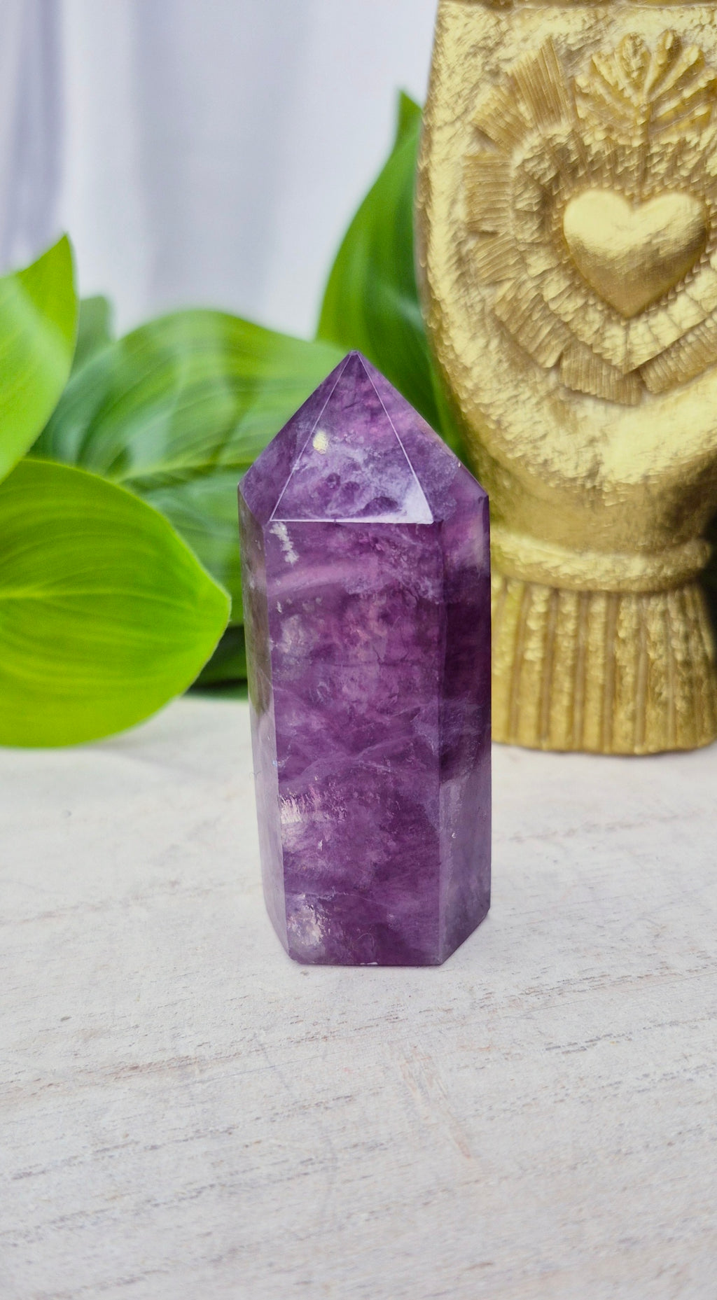Purple Fluorite Point
