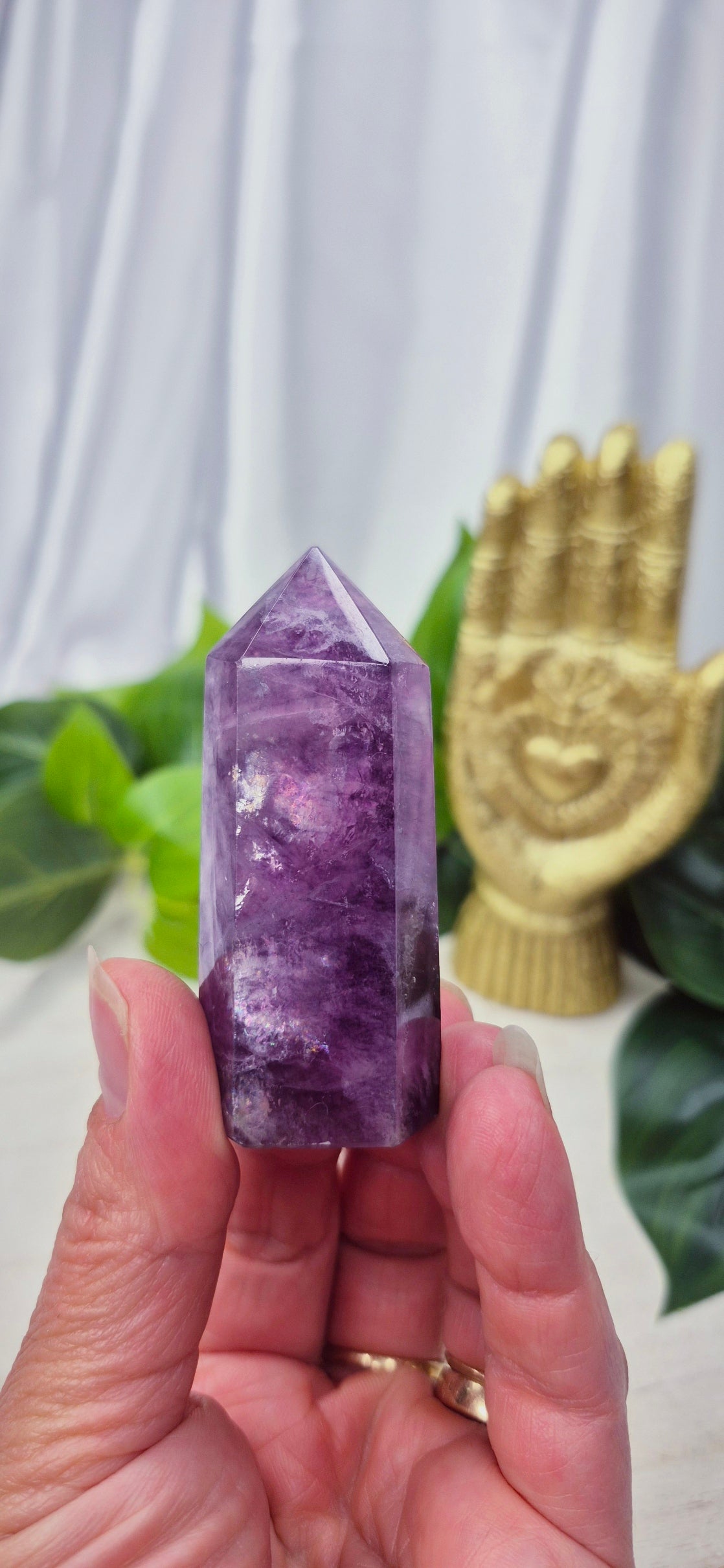 Purple Fluorite Point