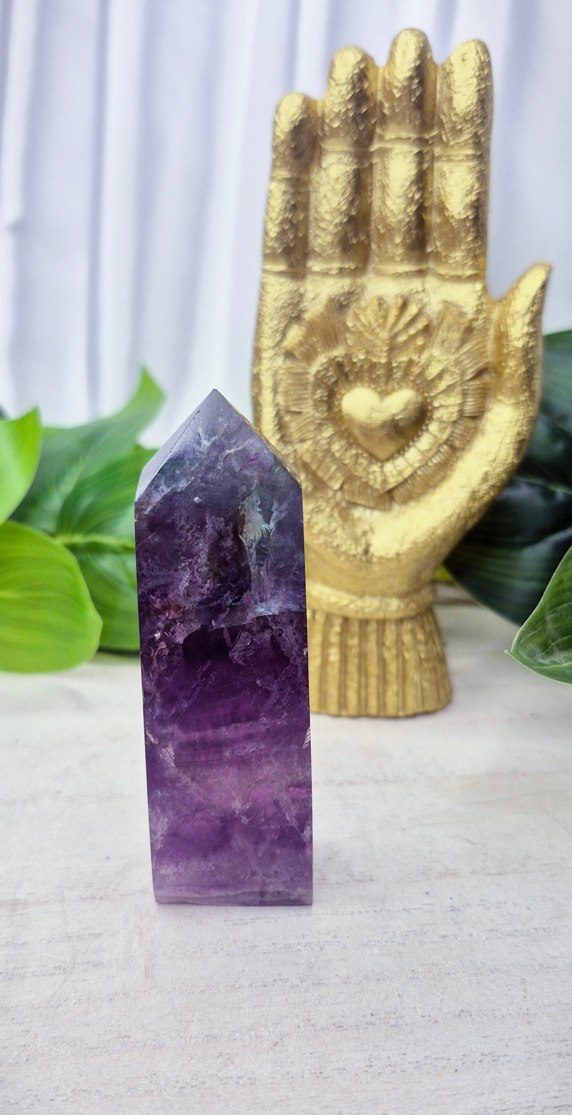 Purple Fluorite Point