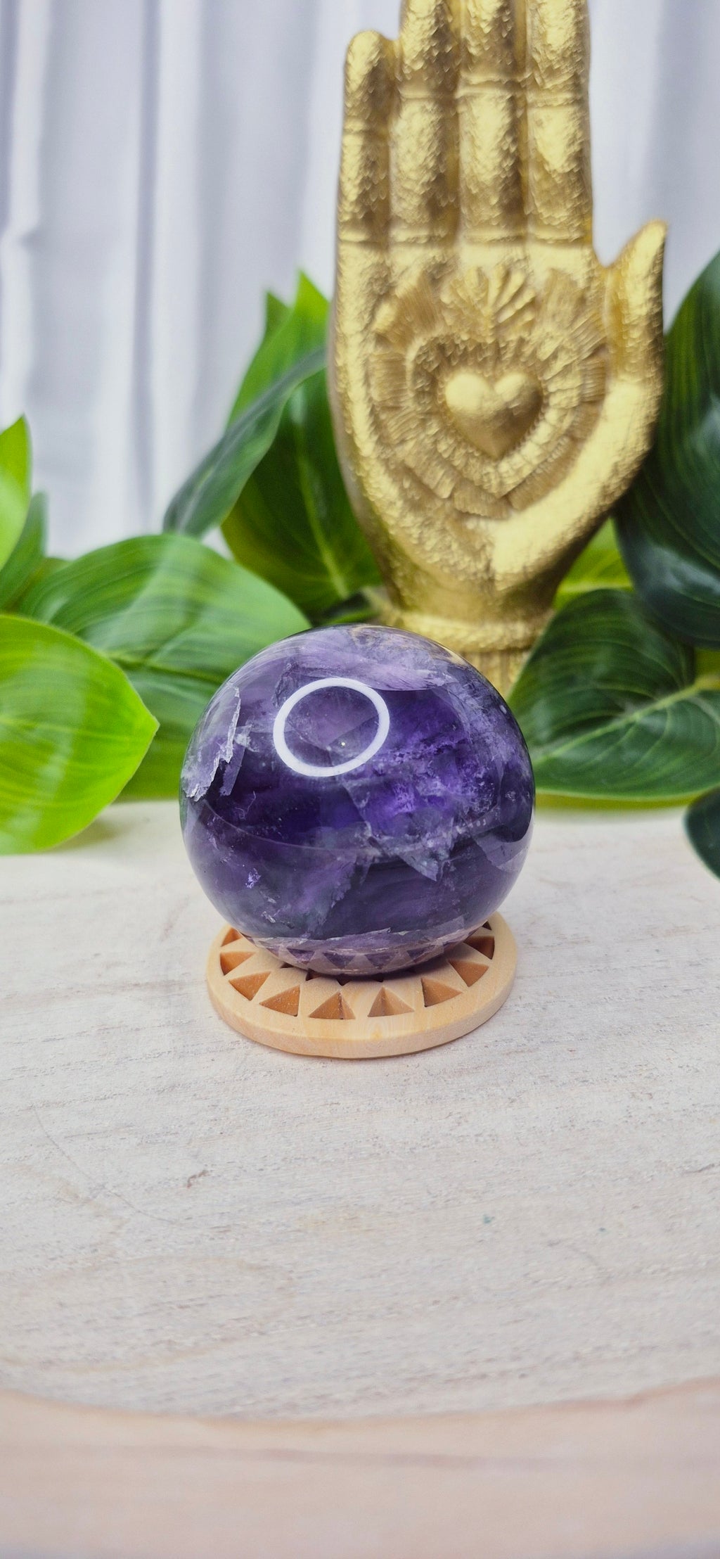 Rainbow Fluorite Polished Sphere #A