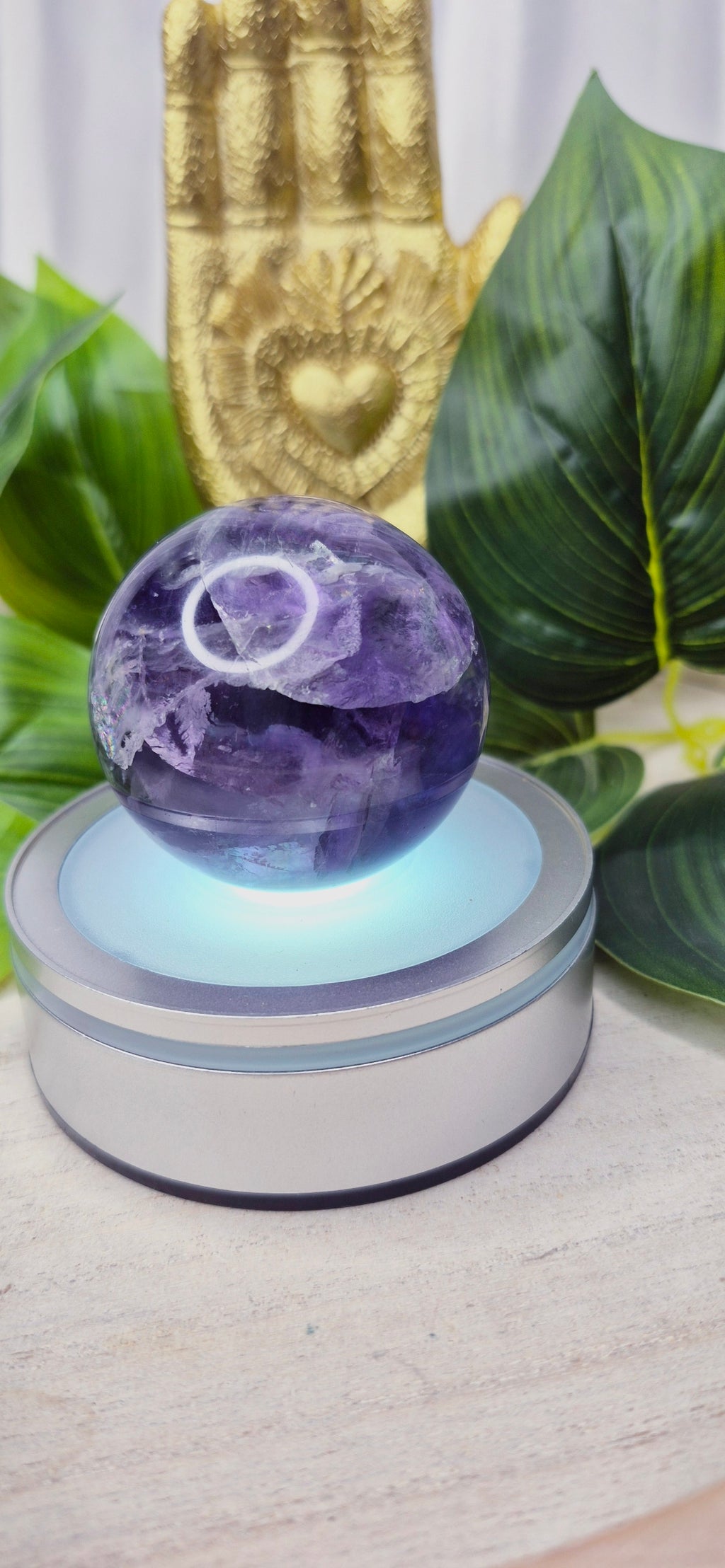 Rainbow Fluorite Polished Sphere #A