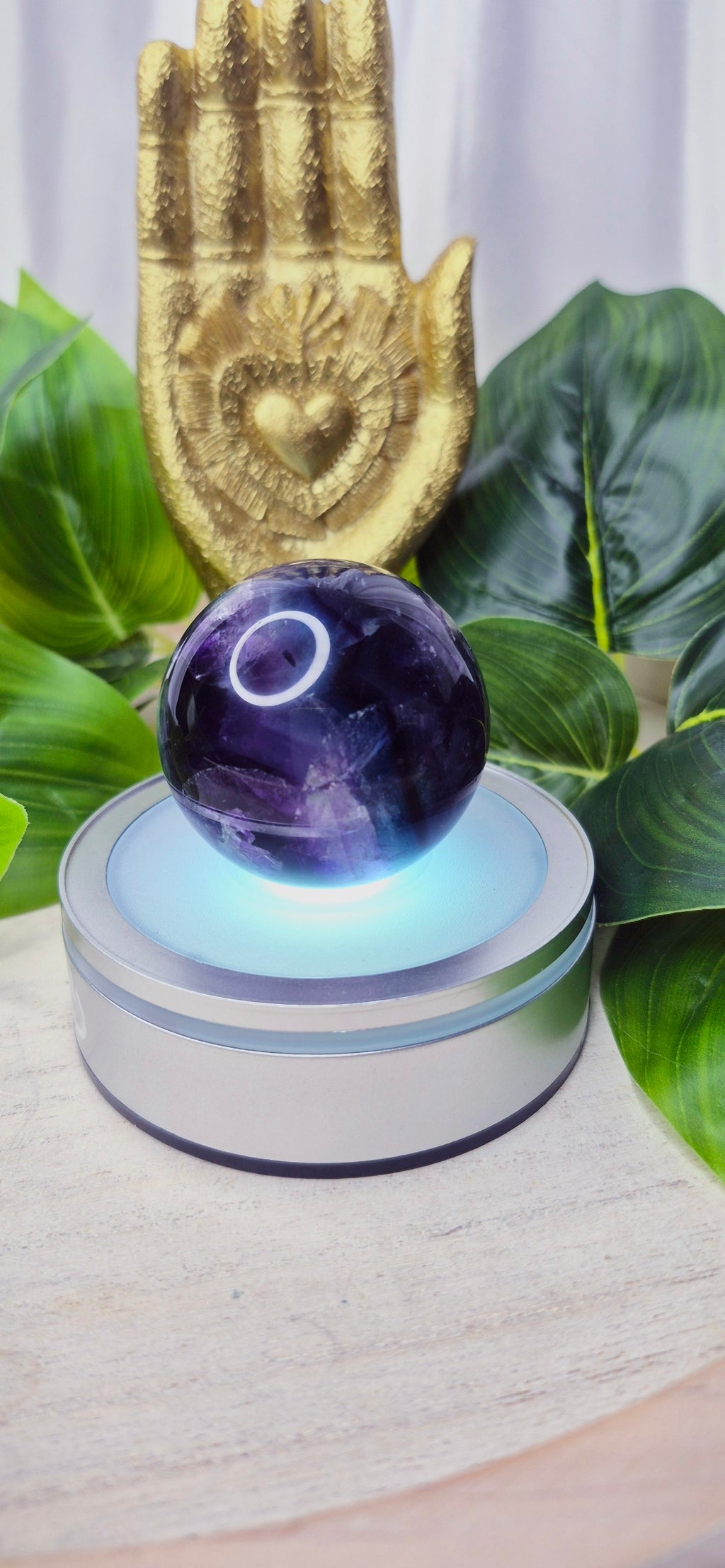 Rainbow Fluorite Polished Sphere #E