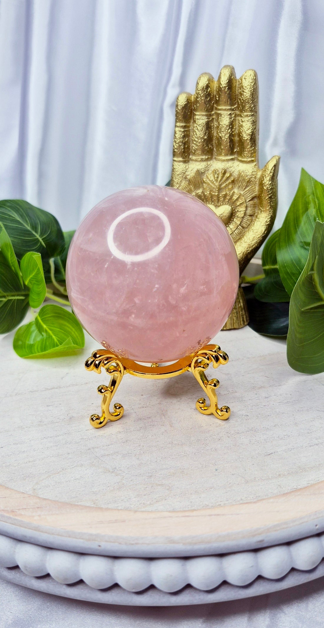 Rose Quartz Sphere B