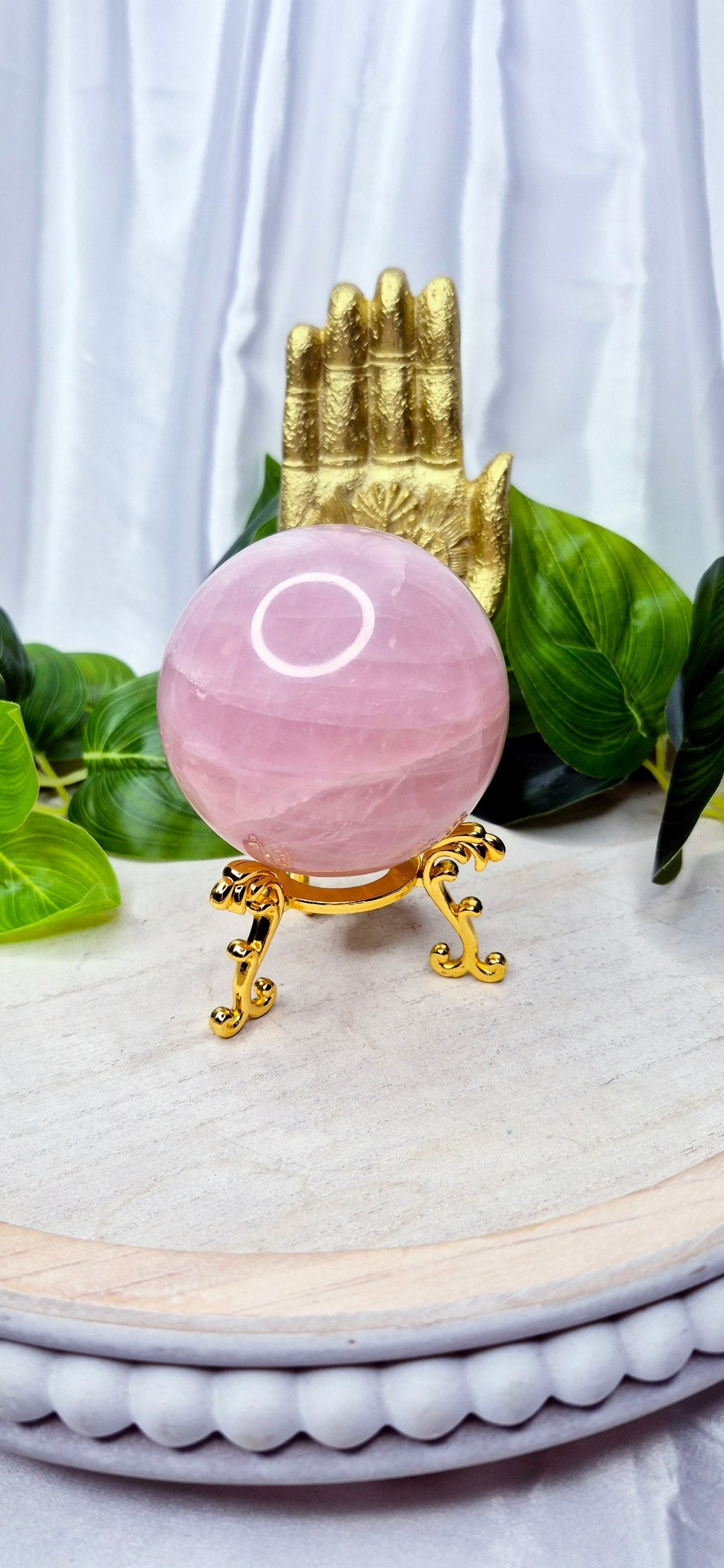 Rose Quartz Sphere C