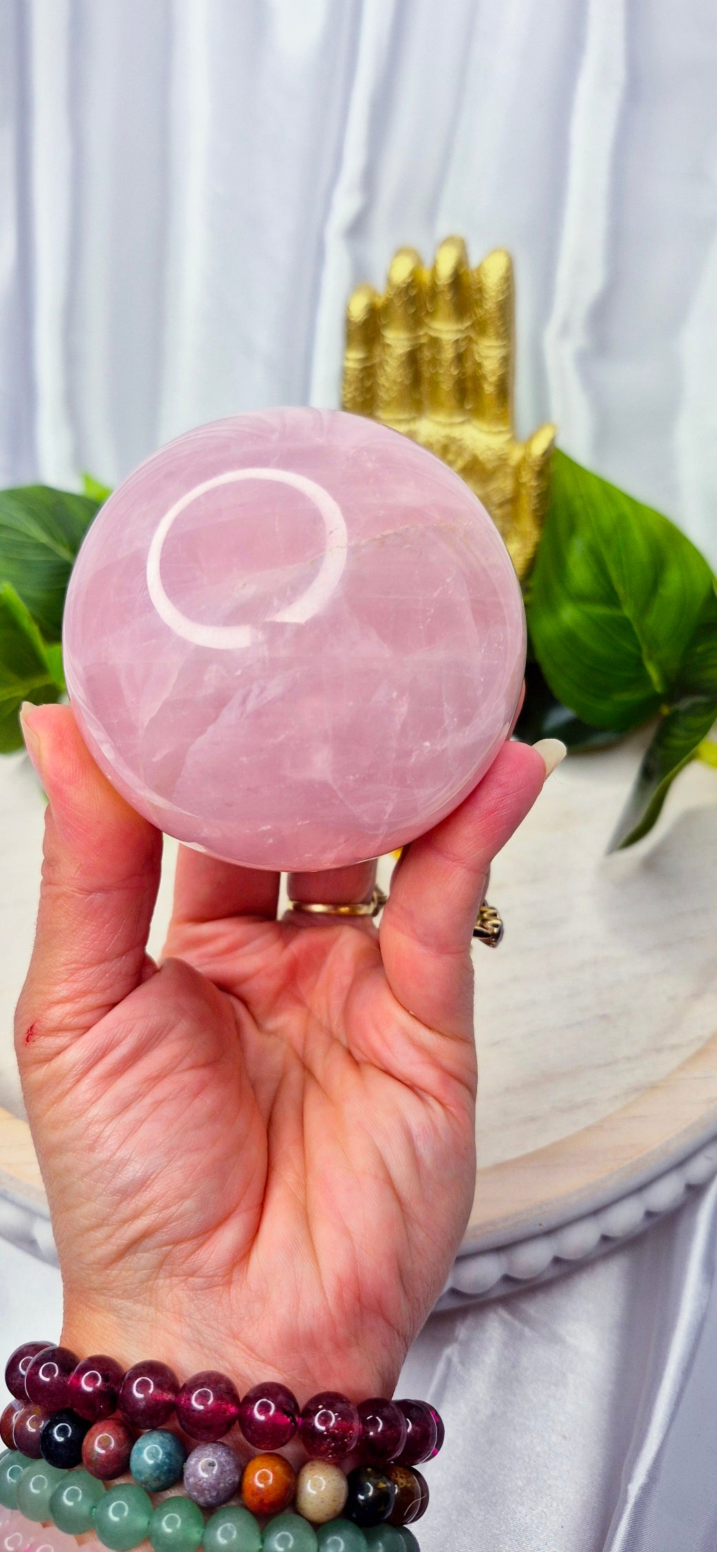 Rose Quartz Sphere C