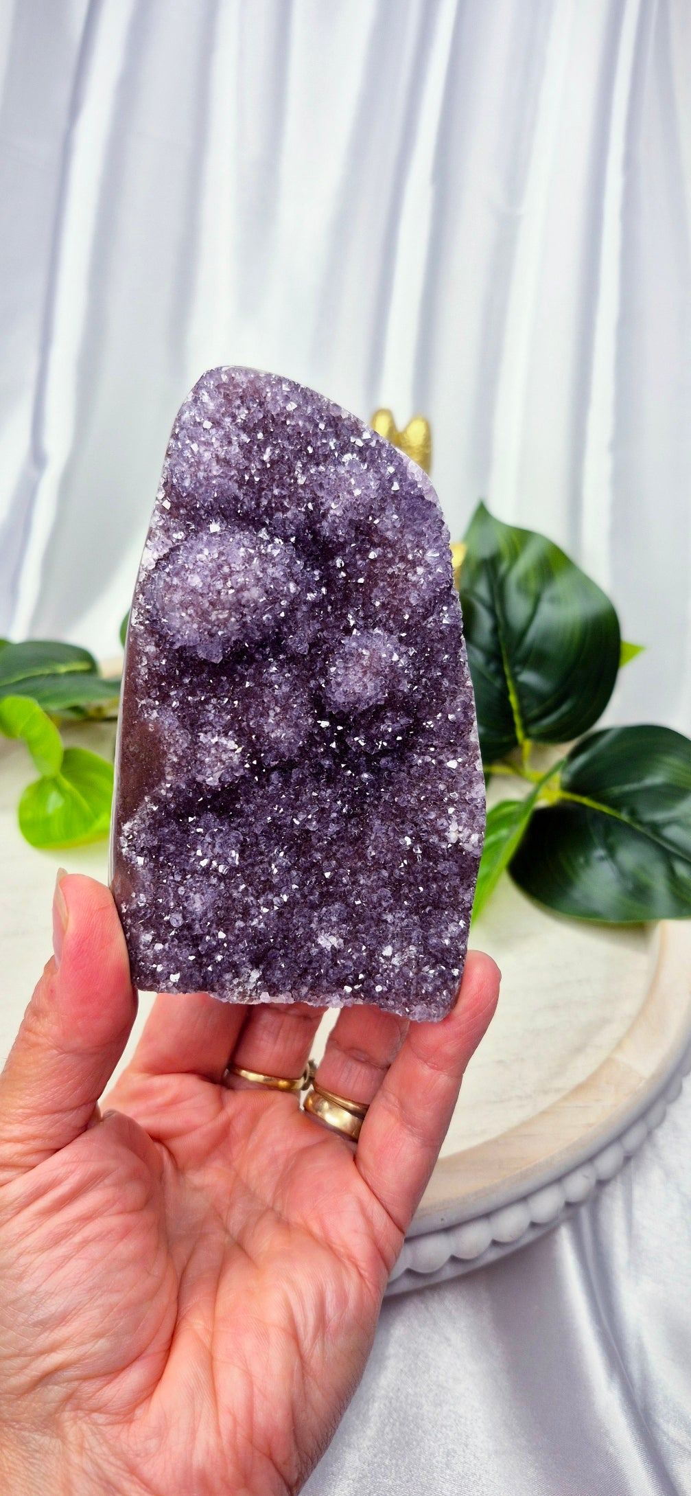 Rainbow Amethyst Cut Base Free Form #A2