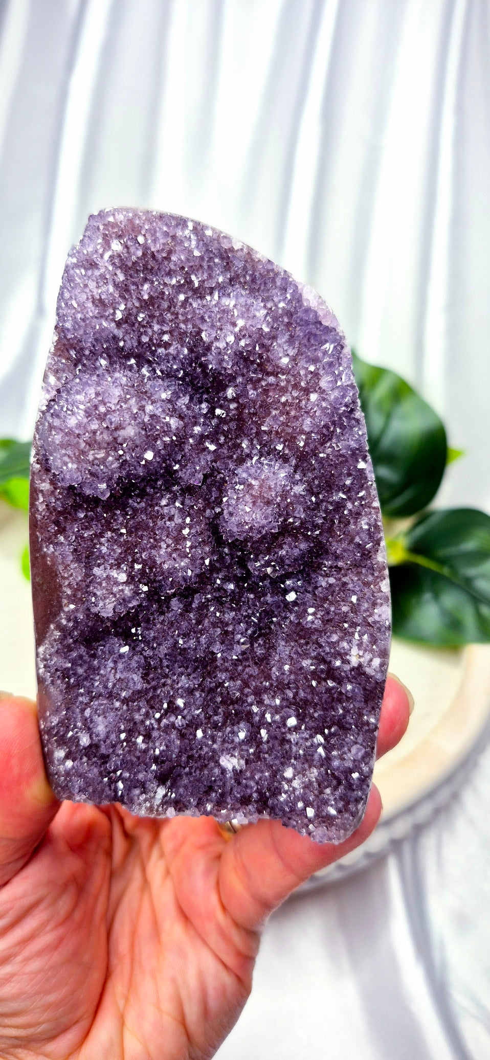 Rainbow Amethyst Cut Base Free Form #A2