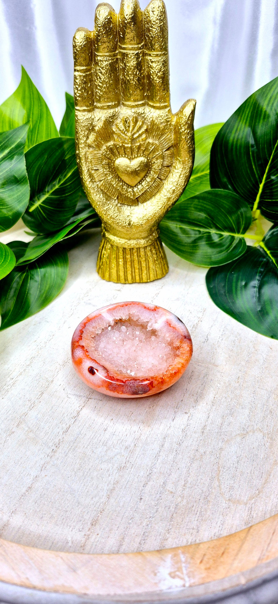 Carnelian Druzy Mini Bowl