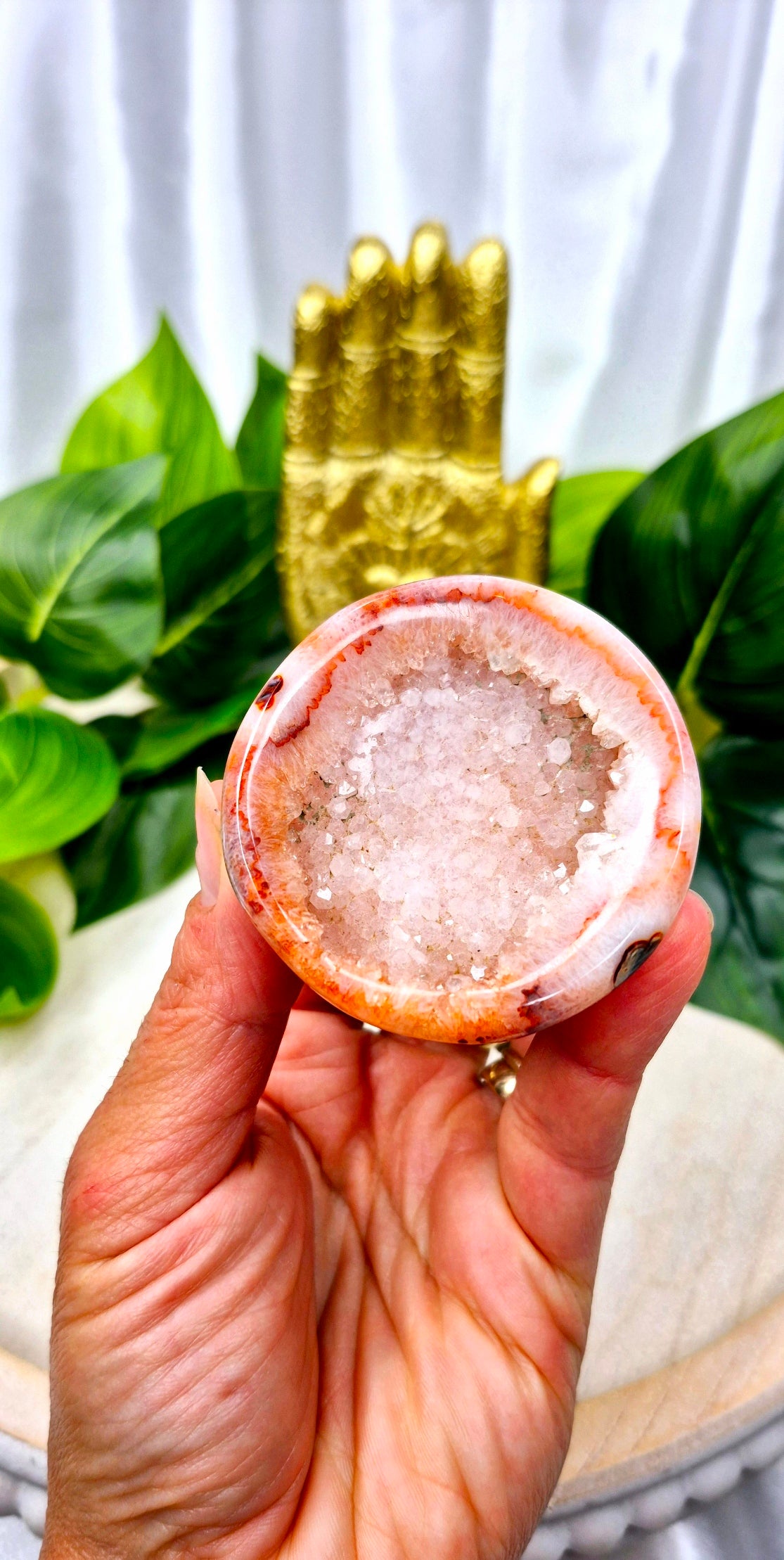 Carnelian Druzy Mini Bowl