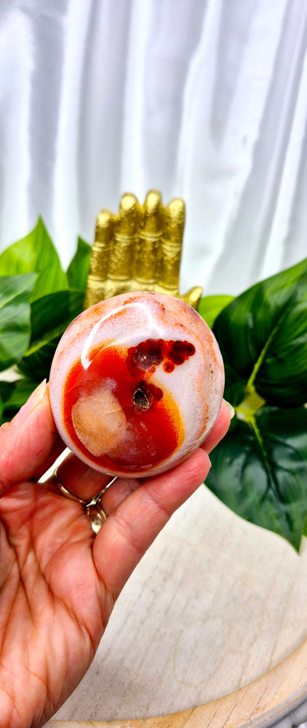 Carnelian Druzy Mini Bowl