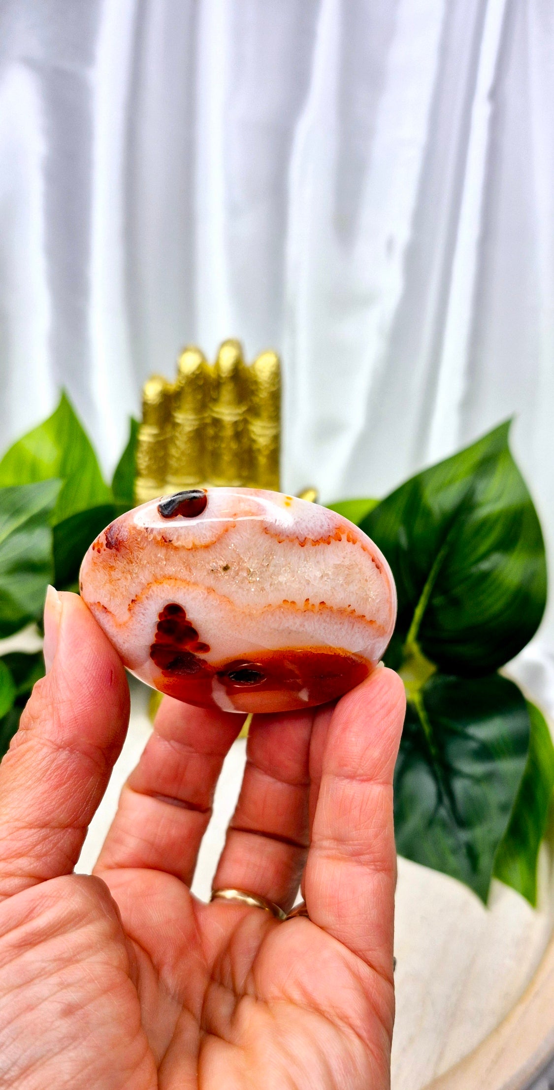 Carnelian Druzy Mini Bowl