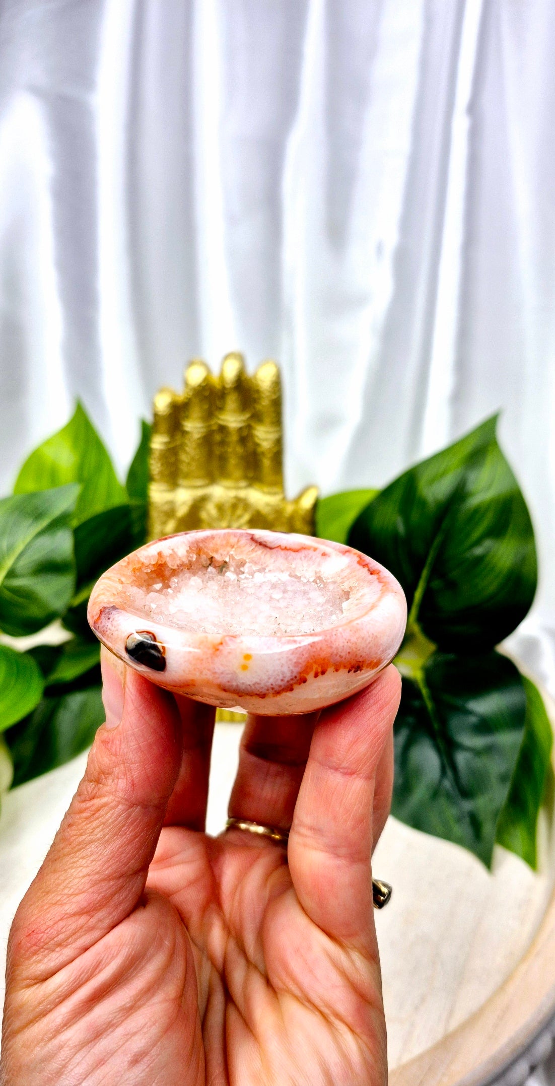 Carnelian Druzy Mini Bowl